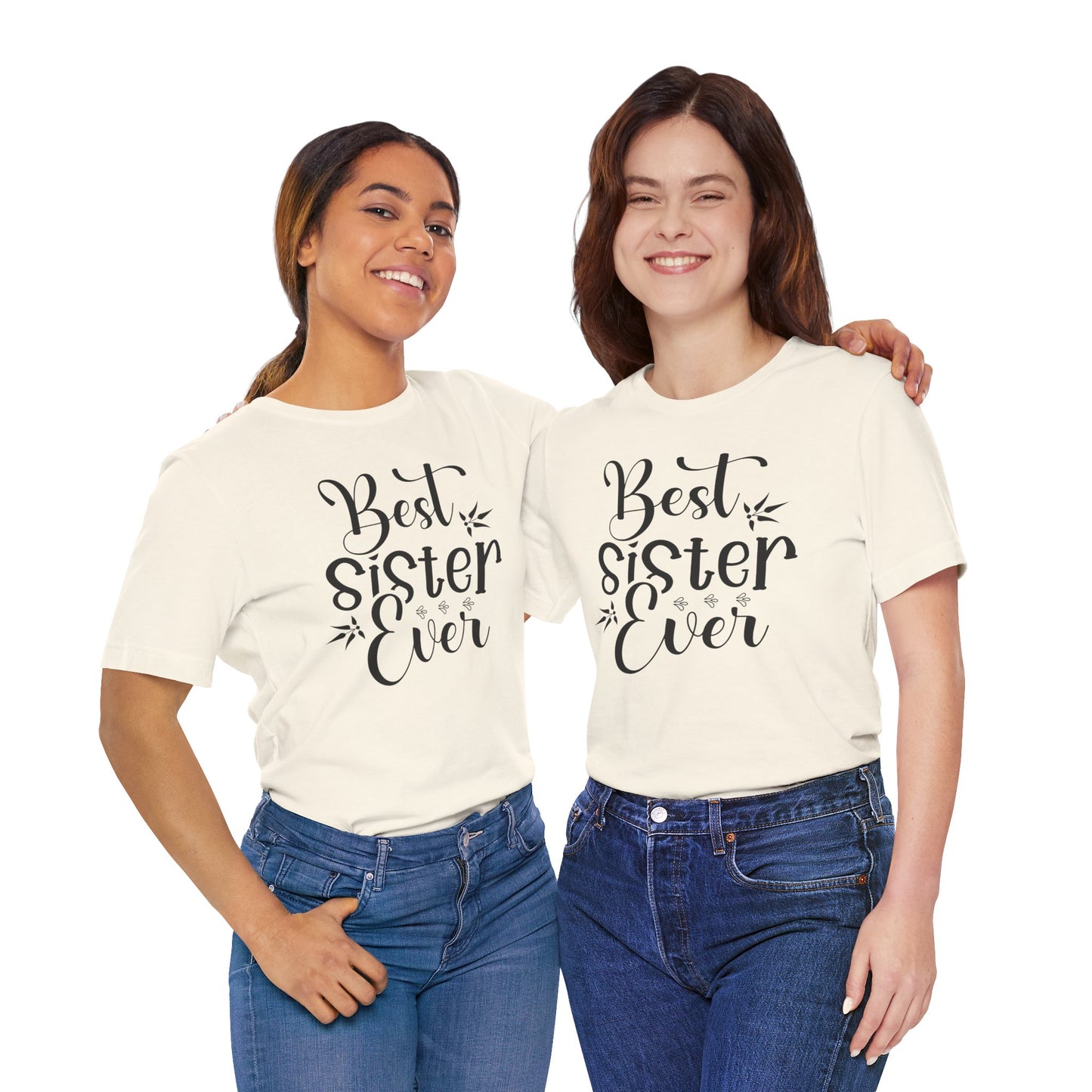 Best_Friends_Design_Sisters_1 - Unisex Jersey Short Sleeve Tee - Bella Canvas 3001