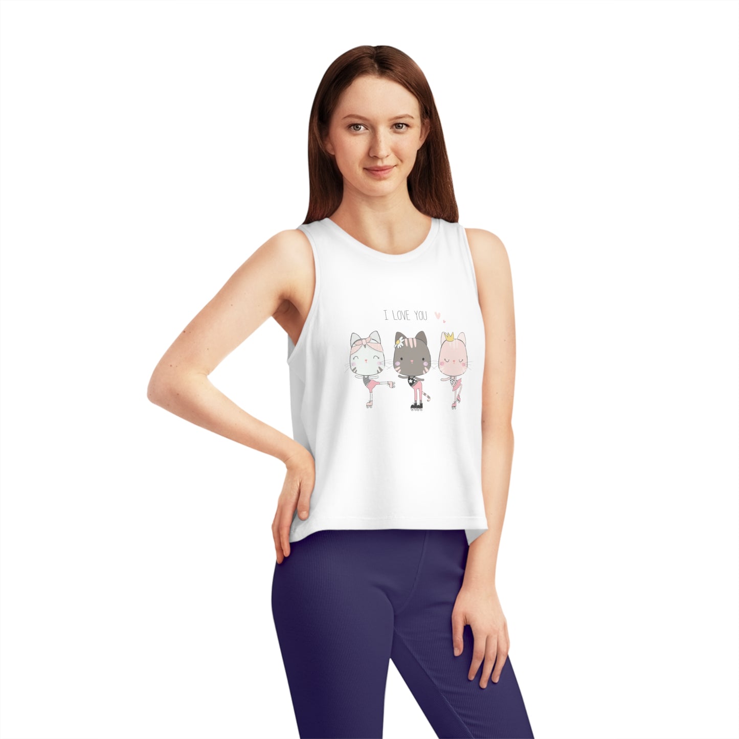 Women's Dancer Cropped Tank Top - Tank_Top_Couples - Top_Tanks_9