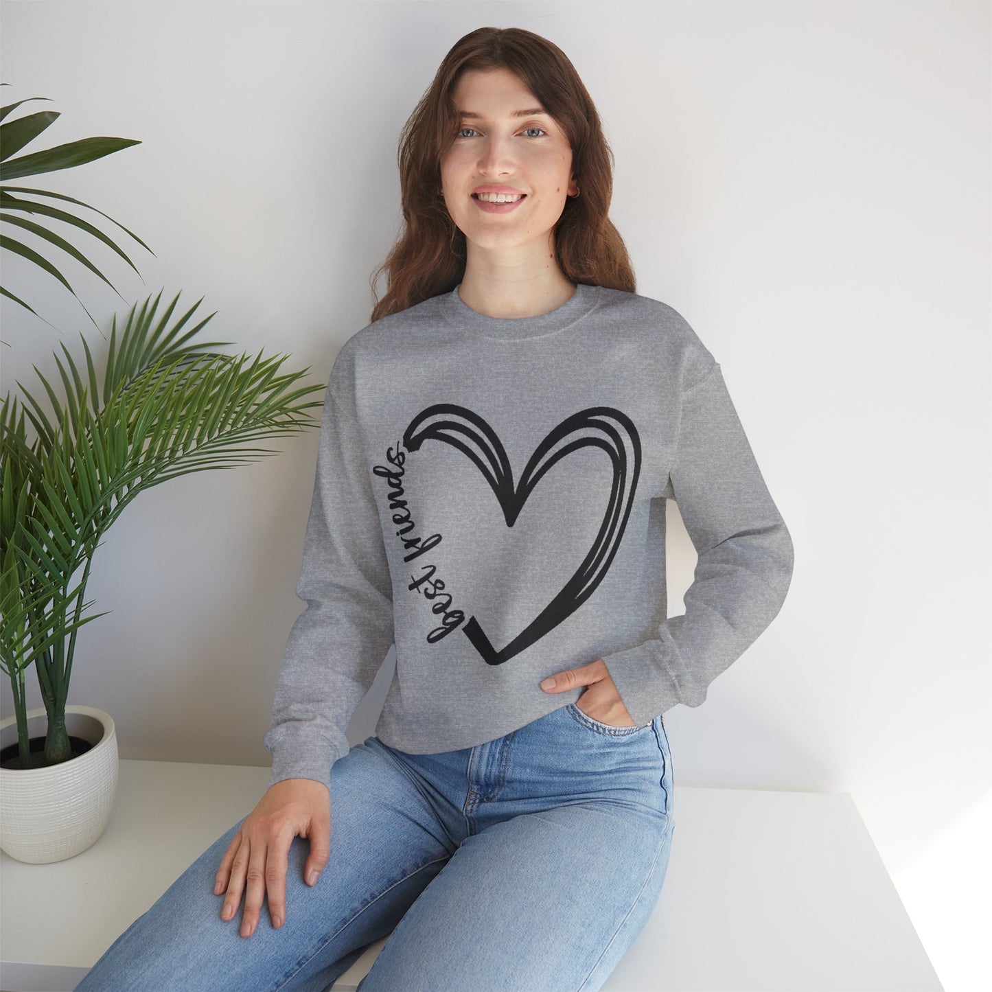 Unisex Heavy Blend™ Crewneck Sweatshirt - Best_Friends_Sisters_7