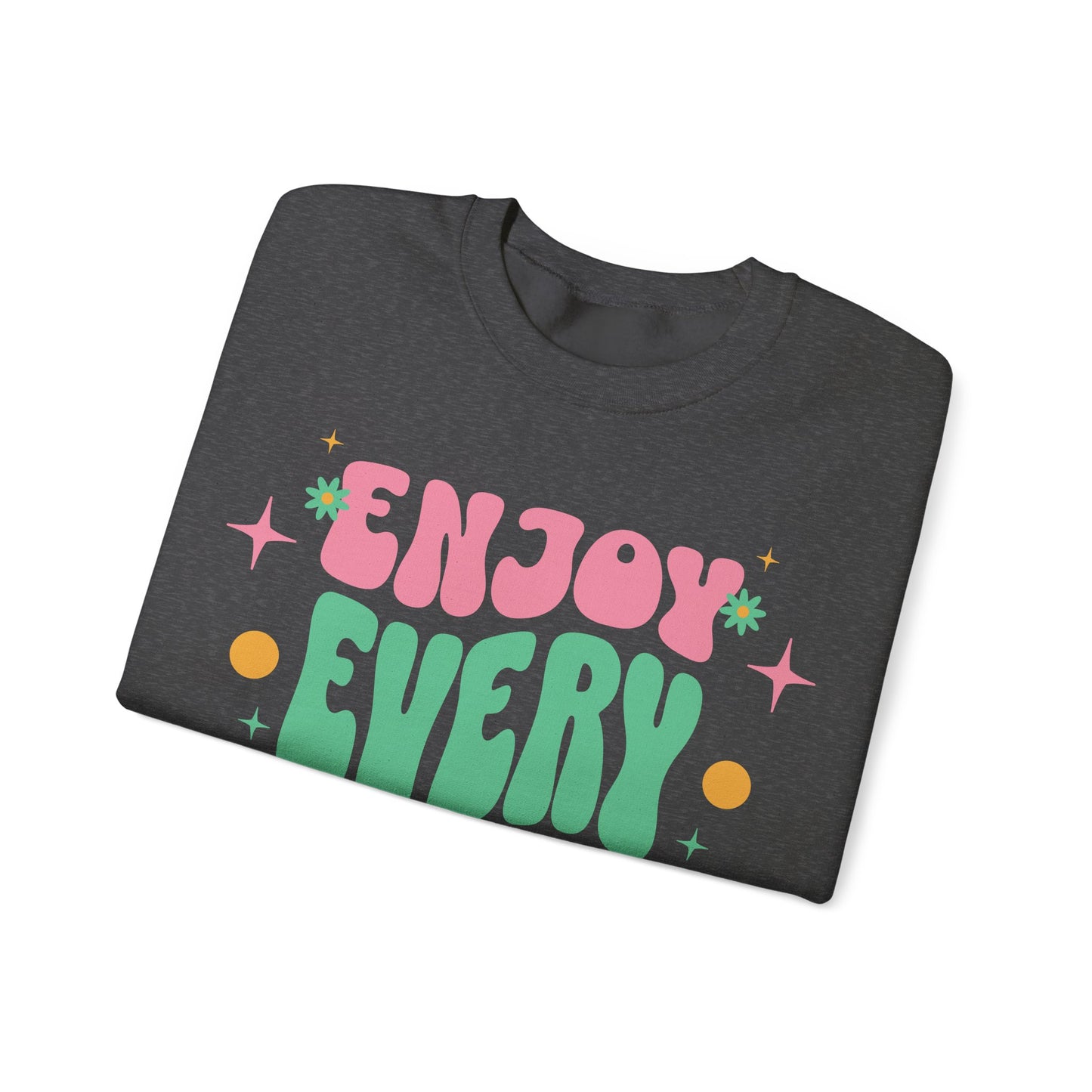 Unisex Heavy Blend™ Crewneck Sweatshirt - Awesome Mom - Enjoy Every Moment