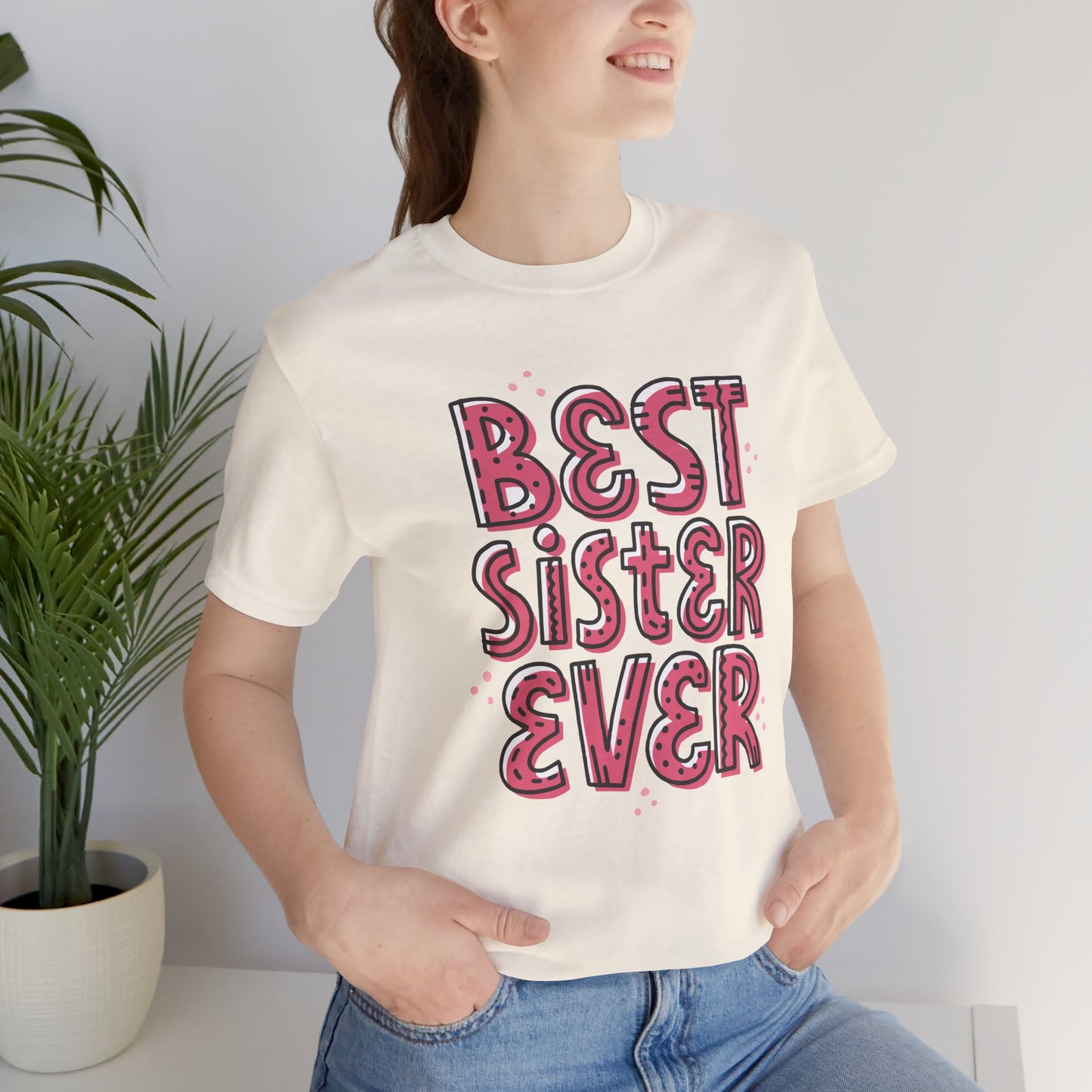 Best_Friends_Design_Sisters_2 - Unisex Jersey Short Sleeve Tee - Bella Canvas 3001