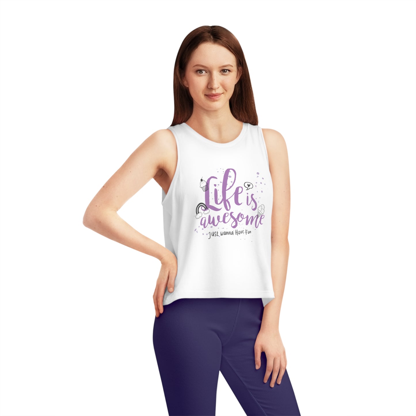 Women's Dancer Cropped Tank Top - Tank_Top_Couples - Top_Tanks_7