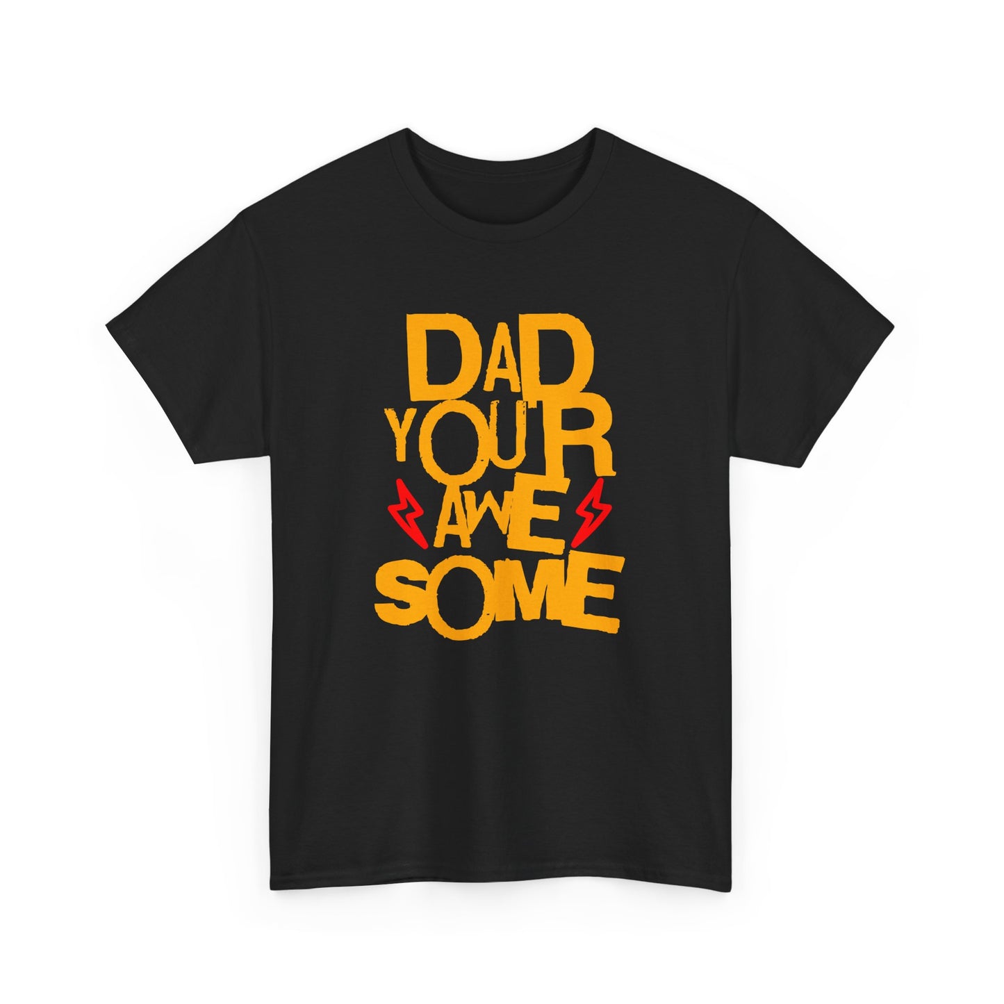 Unisex Heavy Cotton Tee - Dad You Rock_T_Shirt