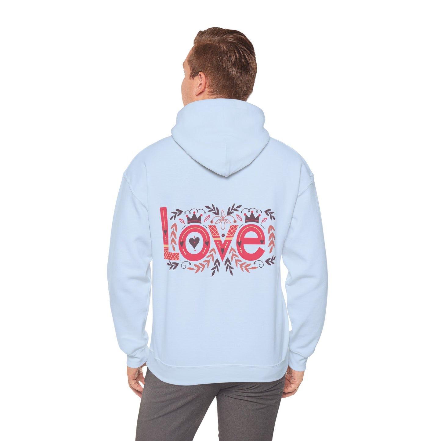 Unisex Heavy Blend™ Hooded Sweatshirt - Couples_Hoodies_Design_25_Back