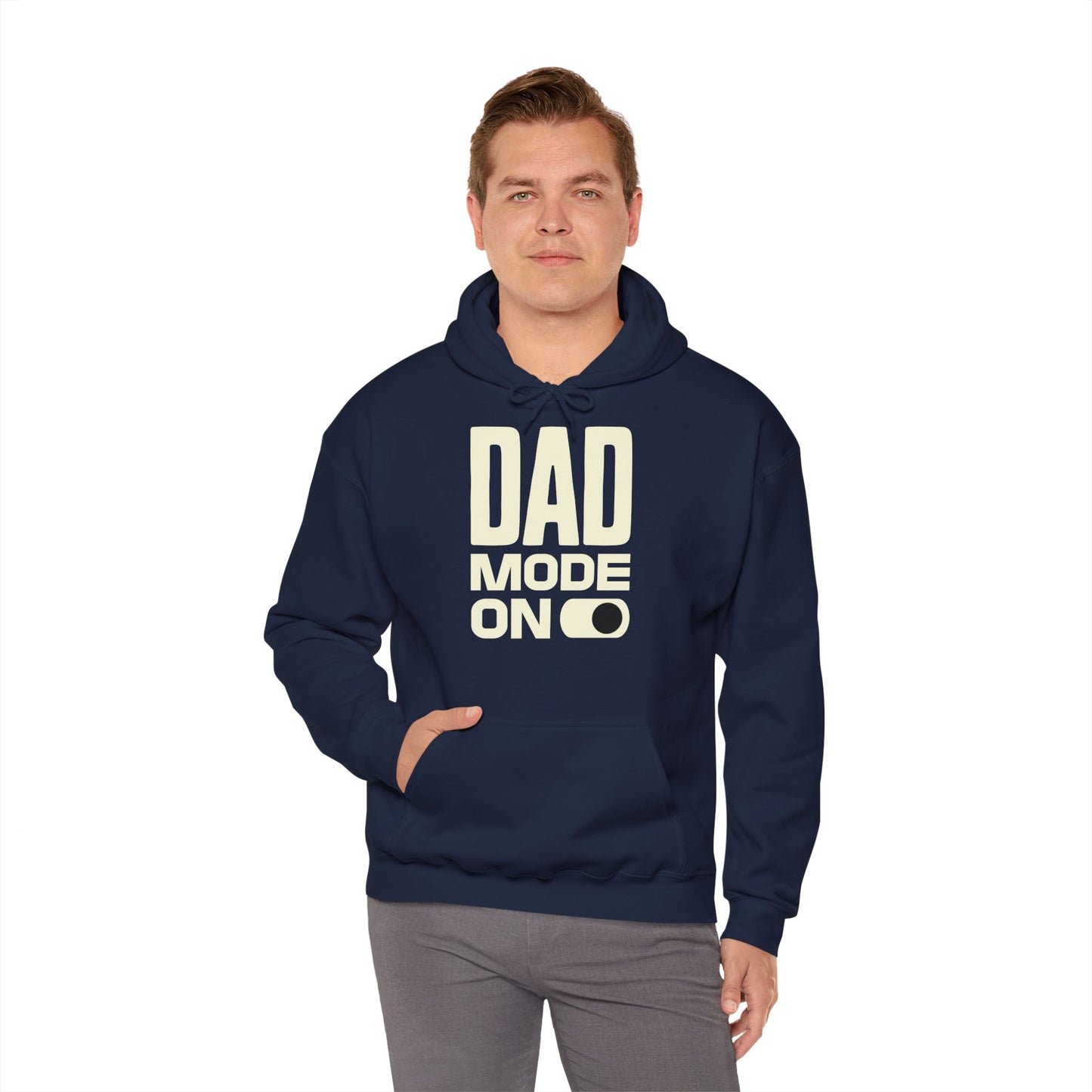 Unisex Heavy Blend™ Hooded Sweatshirt - Father's Day Tshirt - Dad Mode On_Hoodie