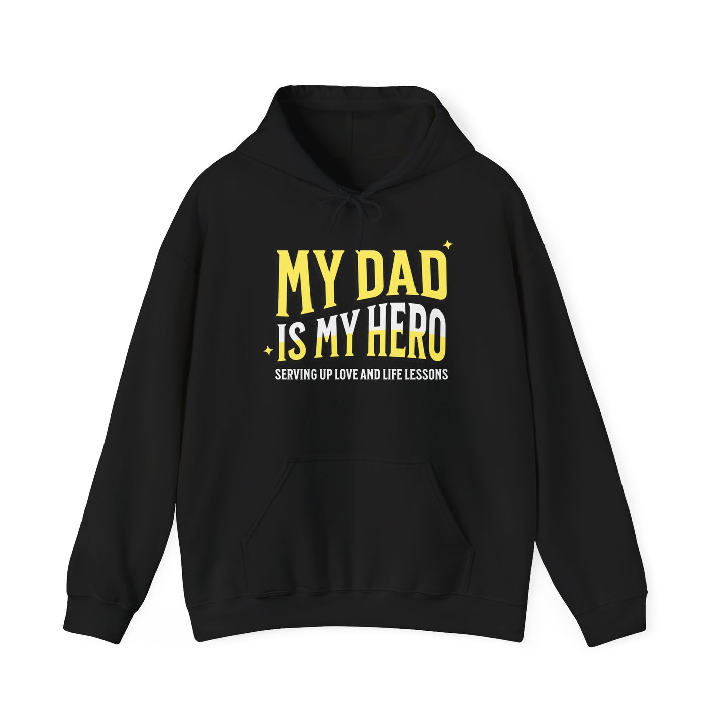 Unisex Heavy Blend™ Hooded Sweatshirt - My Dad is My Hero_Hoodie