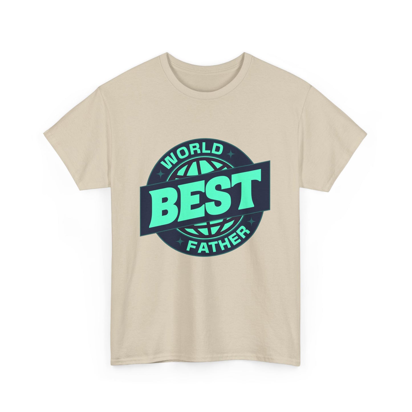 Unisex Heavy Cotton Tee -World Best Father_T_Shirt