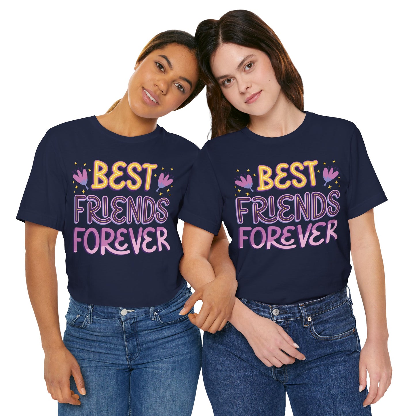 Best_Friends_Design_Sisters_14 - Unisex Jersey Short Sleeve Tee - Bella Canvas 3001