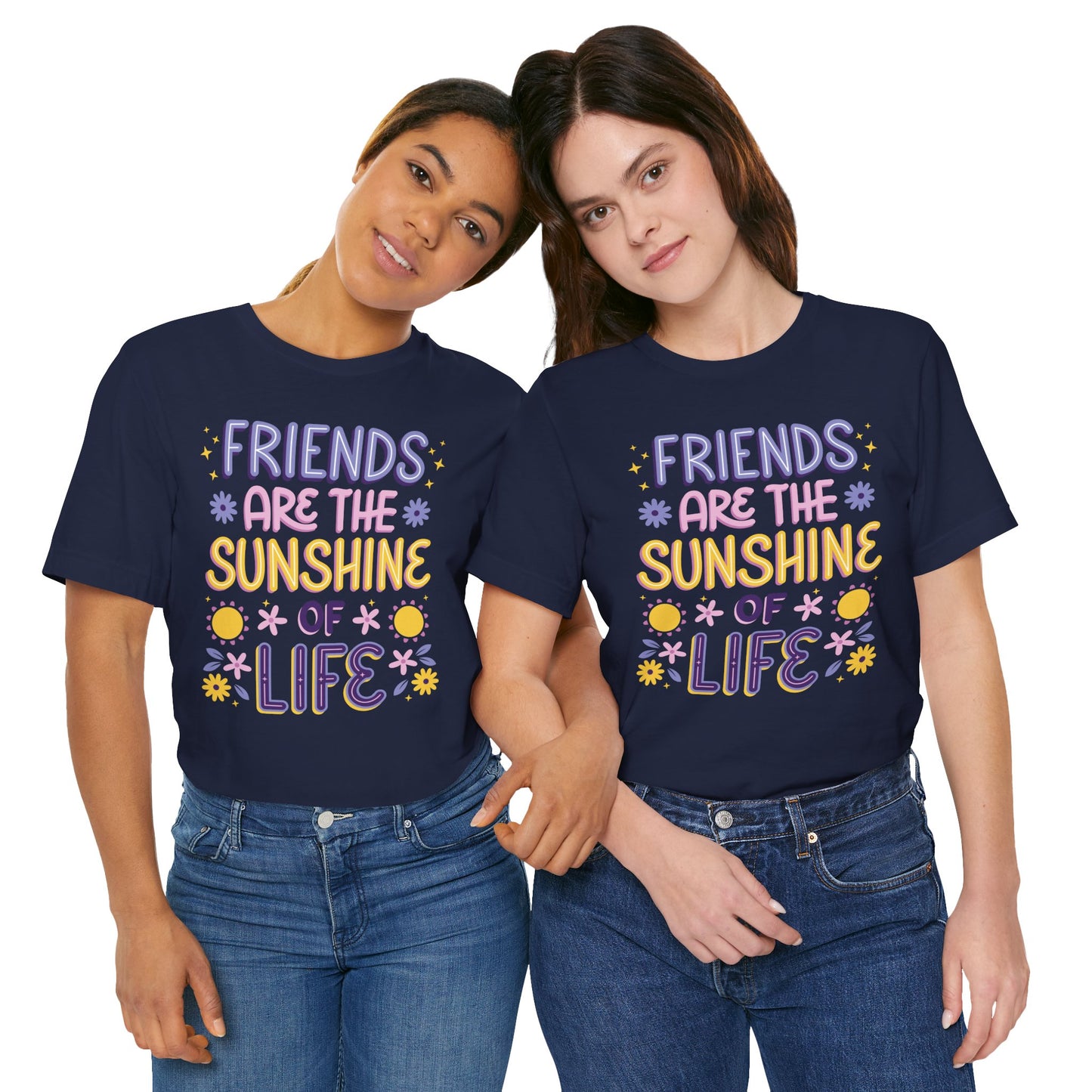 Best_Friends_Design_Sisters_13 - Unisex Jersey Short Sleeve Tee - Bella Canvas 3001