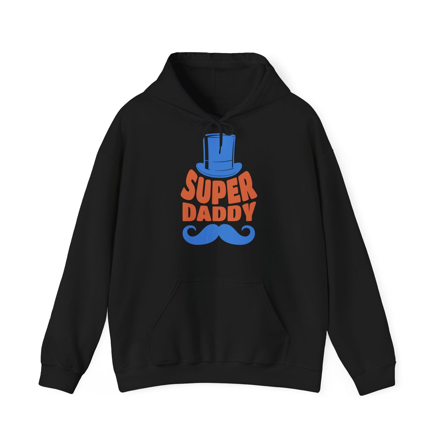 Unisex Heavy Blend™ Hooded Sweatshirt - Super Daddy - Mustache_Hoodie