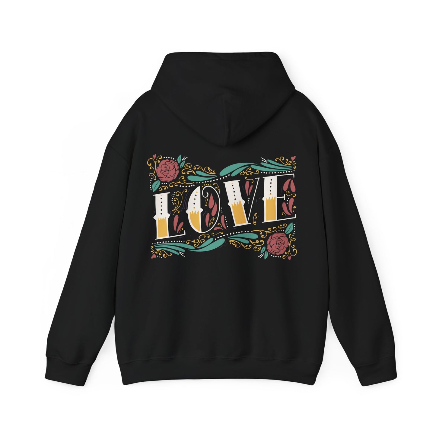 Unisex Heavy Blend™ Hooded Sweatshirt - Couples_Hoodies_Design_9_Back