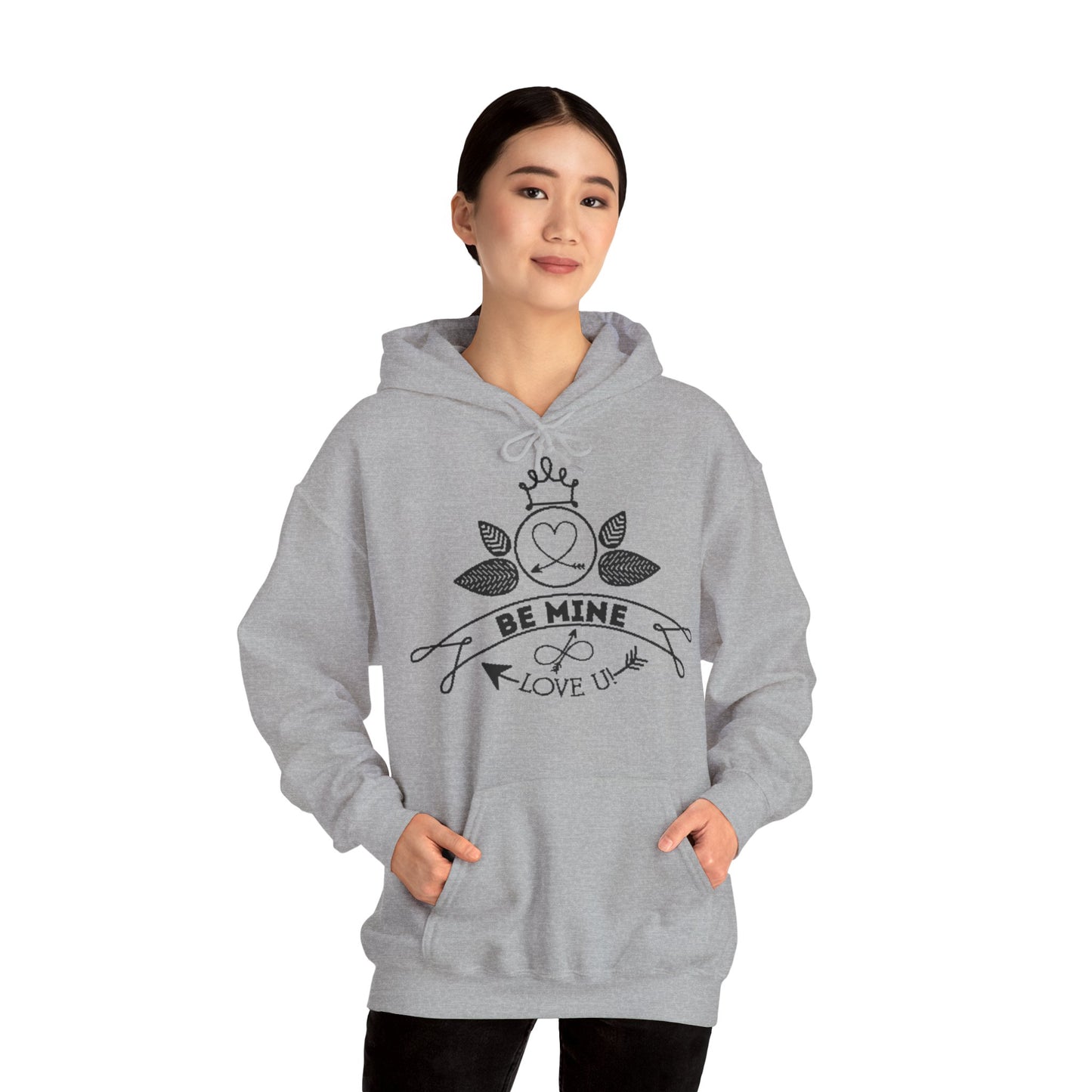 Unisex Heavy Blend™ Hooded Sweatshirt - Couples_Hoodies_Design_44_Front