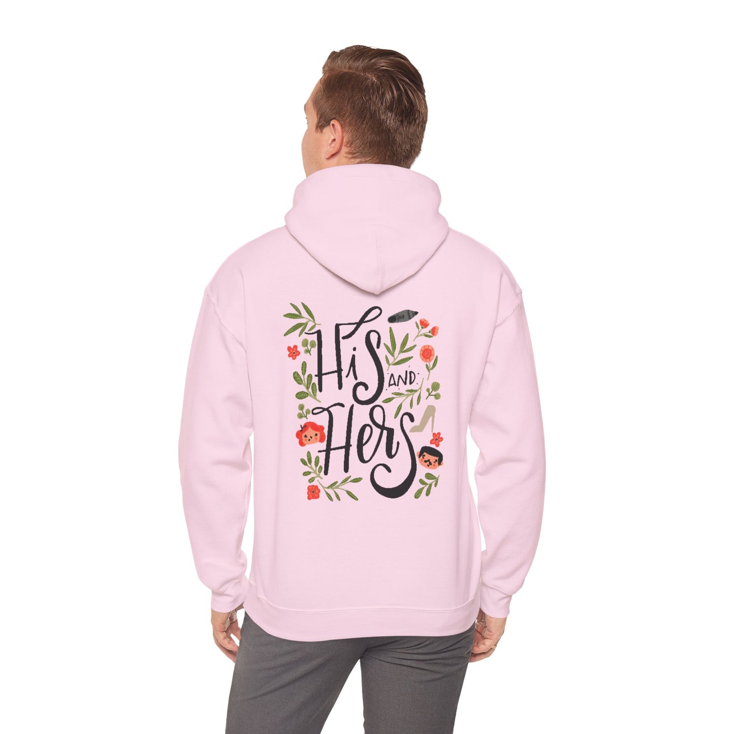 Unisex Heavy Blend™ Hooded Sweatshirt - Couples_Hoodies_Design_29_Back