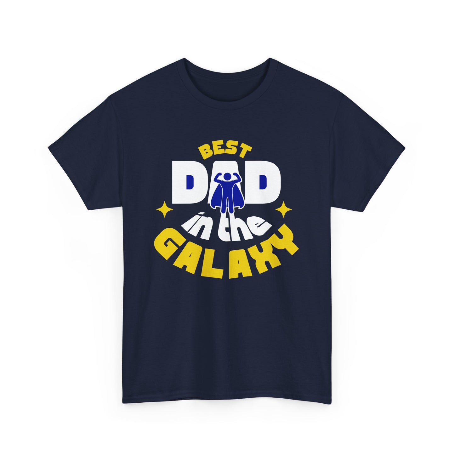 Unisex Heavy Cotton Tee - Best Dad in the Galaxy_T_Shirt