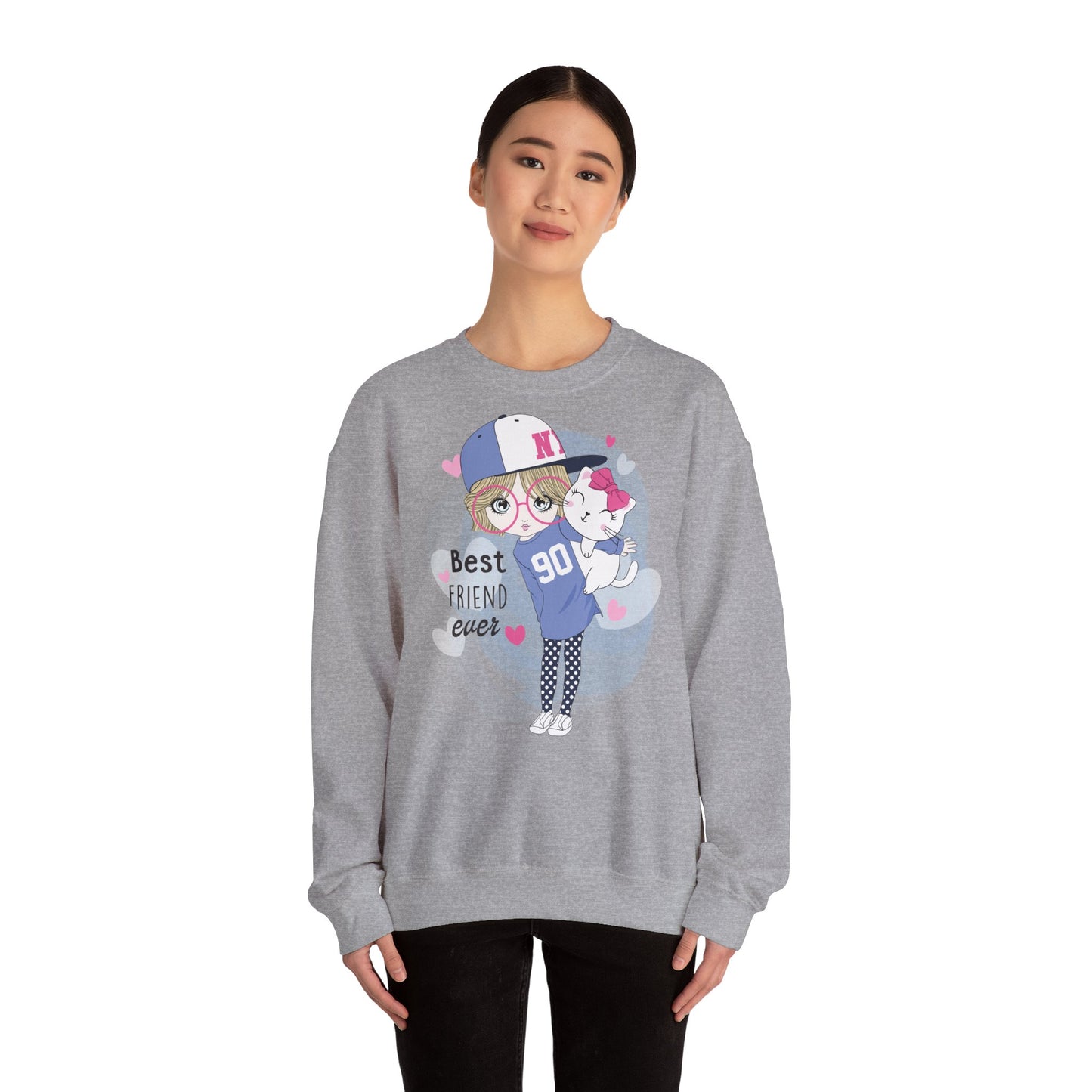 Unisex Heavy Blend™ Crewneck Sweatshirt - Best_Friends_Sisters_10