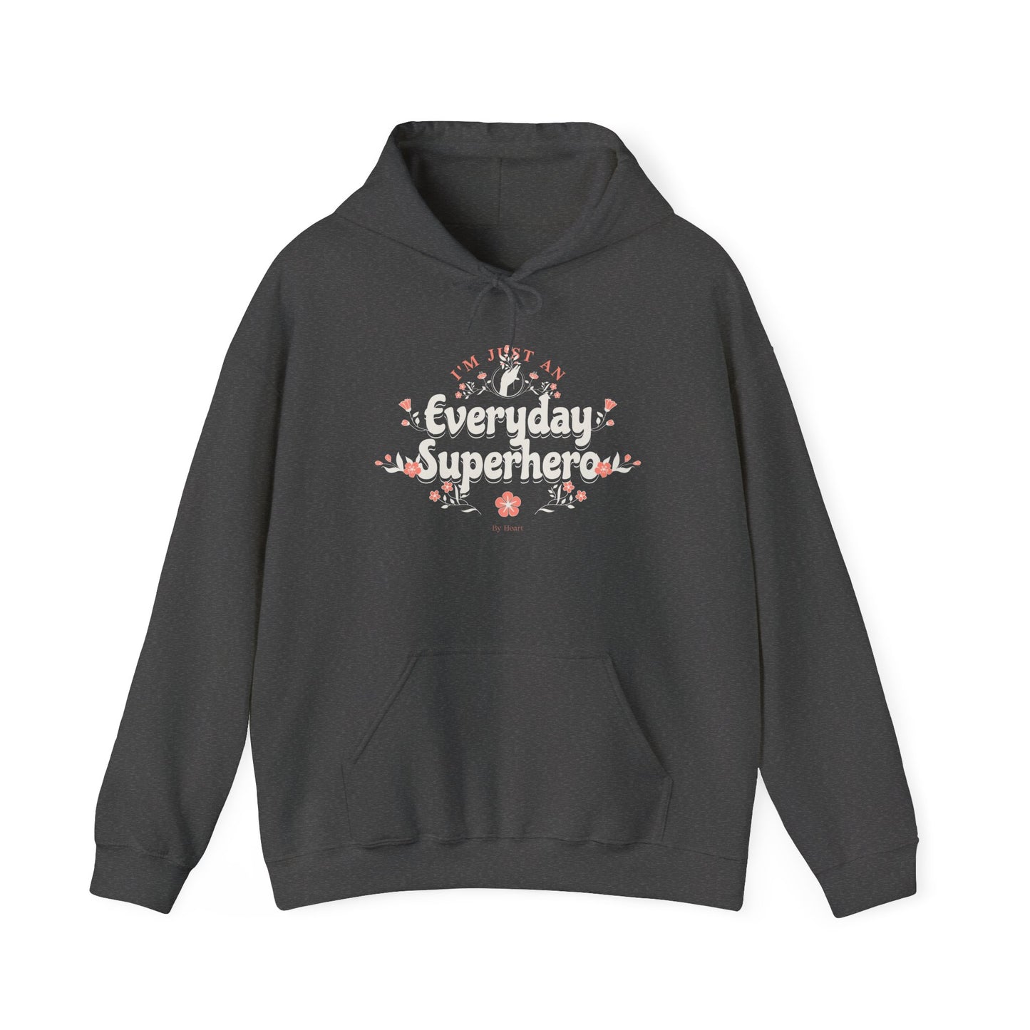 Unisex Heavy Blend™ Hooded Sweatshirt - Everyday Superhero - Simple Flowers_Hoodie