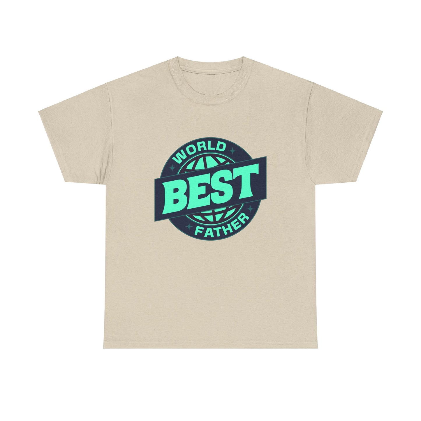 Unisex Heavy Cotton Tee -World Best Father_T_Shirt