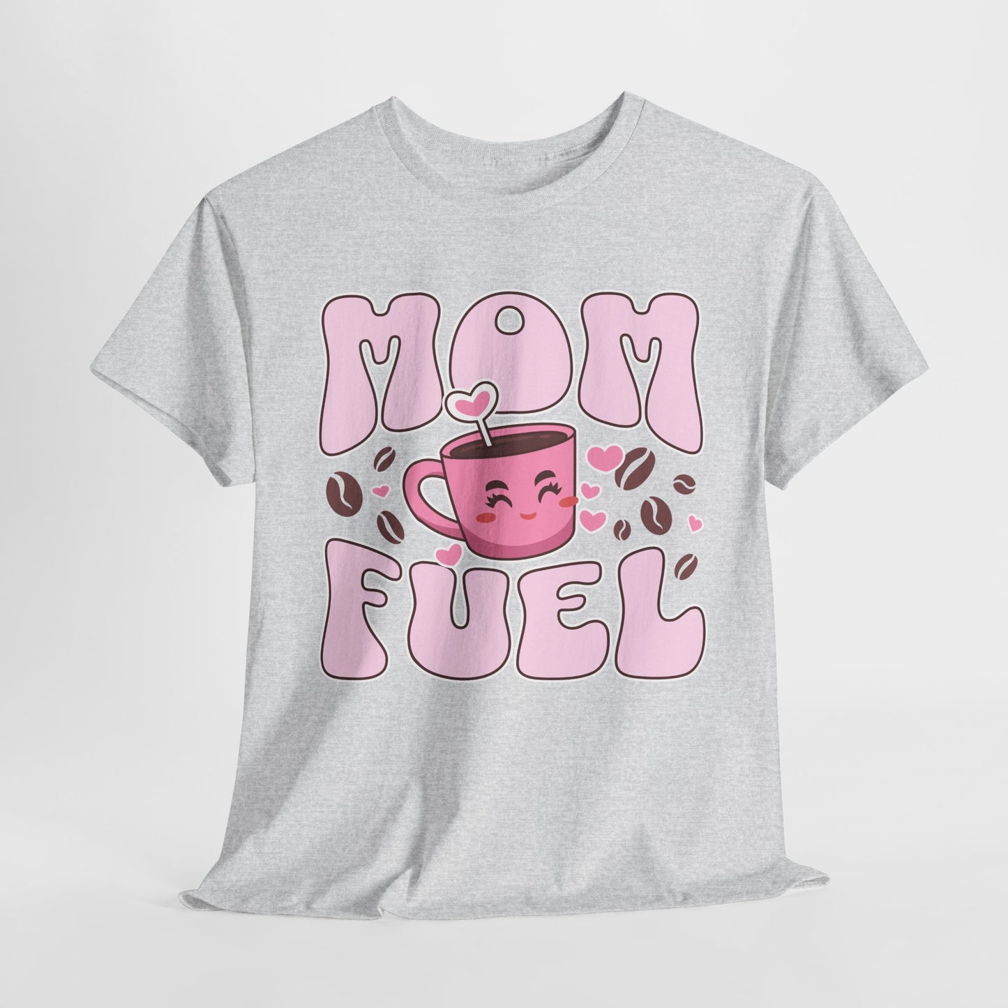 Unisex Heavy Cotton Tee - Coffee Mom_T_Shirt