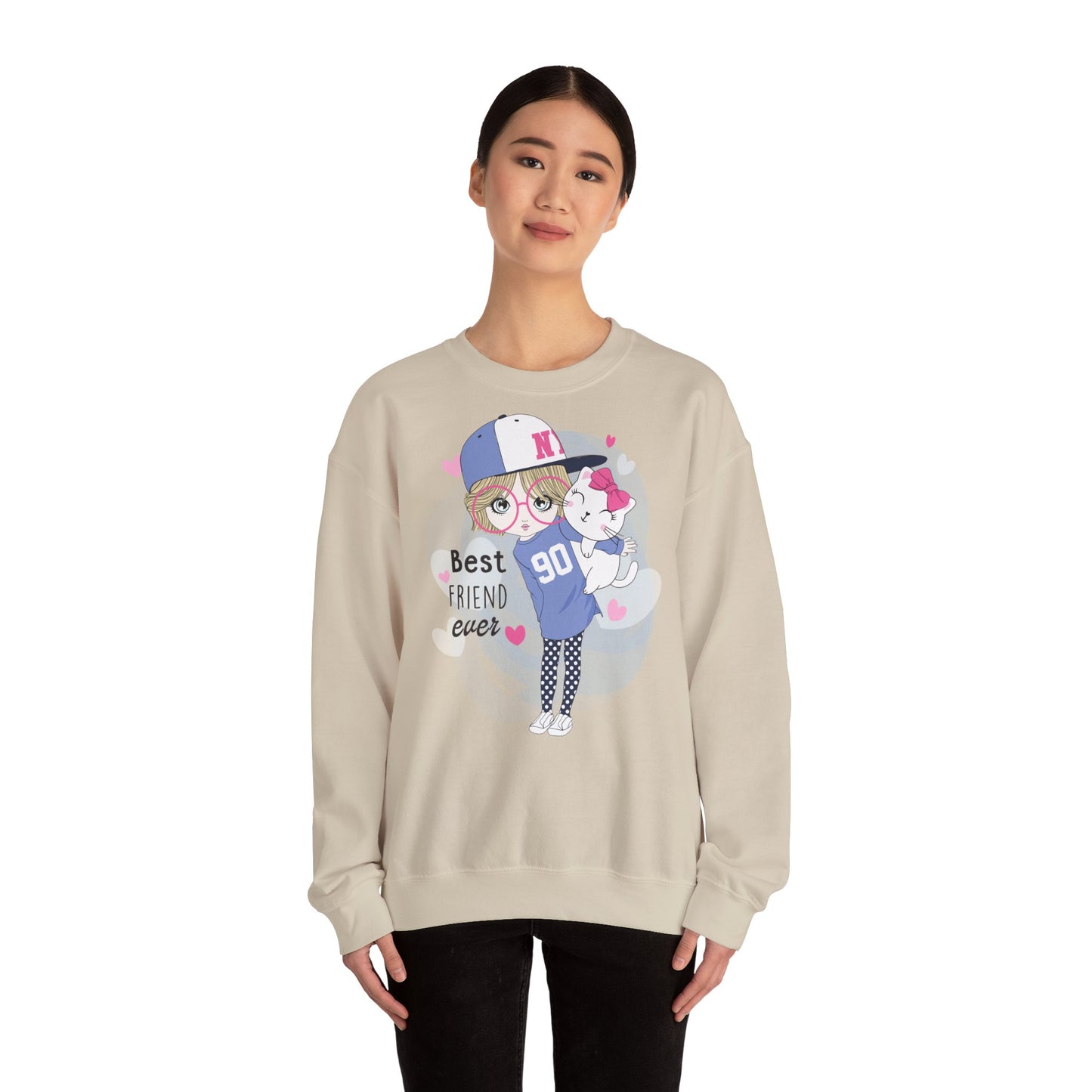 Unisex Heavy Blend™ Crewneck Sweatshirt - Best_Friends_Sisters_10