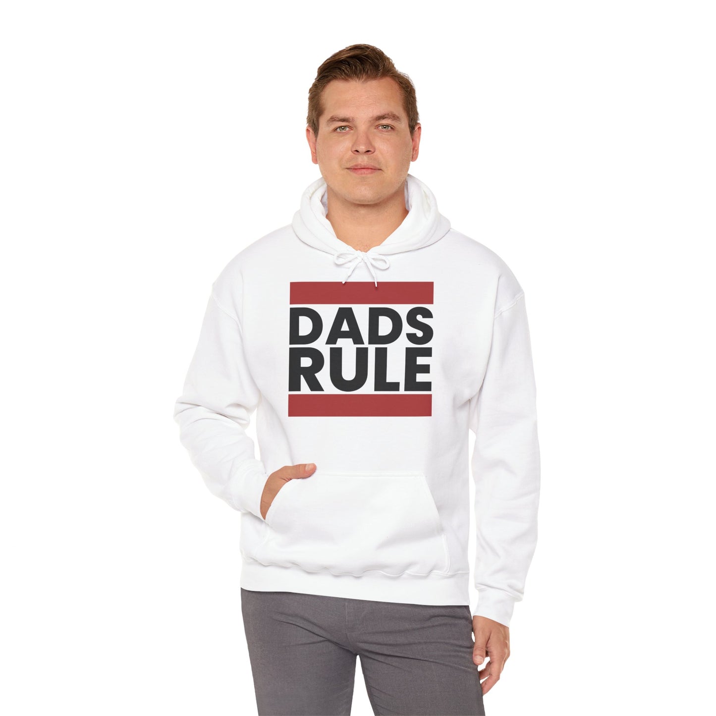 Unisex Heavy Blend™ Hooded Sweatshirt - Dads Rule_Hoodie