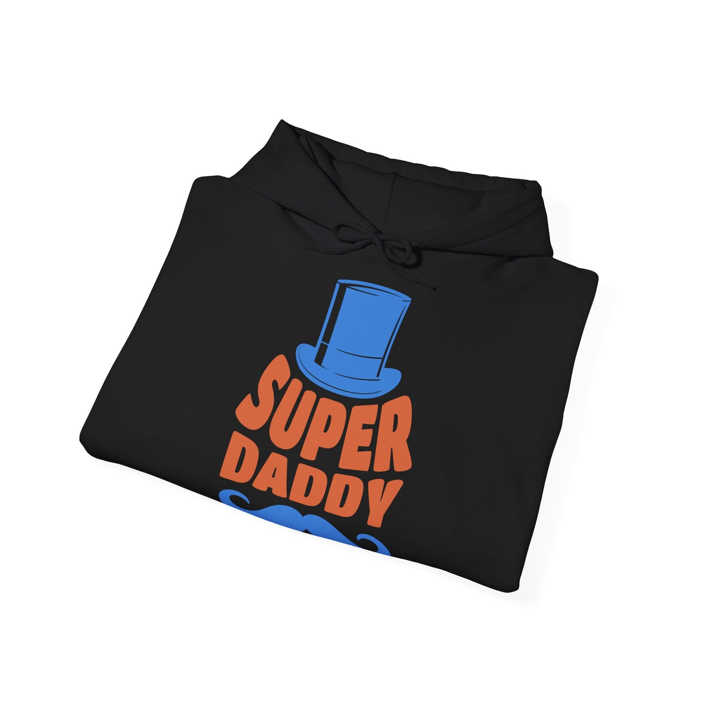 Unisex Heavy Blend™ Hooded Sweatshirt - Super Daddy - Mustache_Hoodie