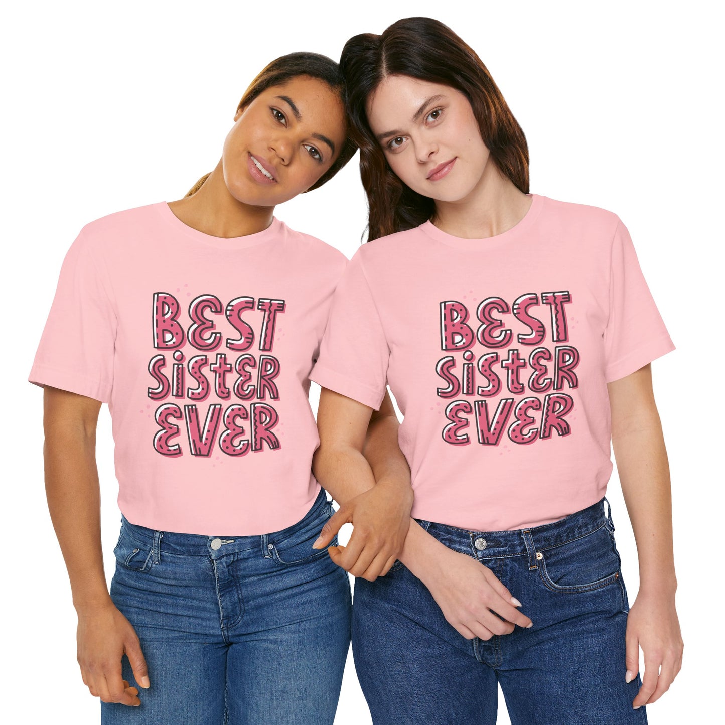 Best_Friends_Design_Sisters_2 - Unisex Jersey Short Sleeve Tee - Bella Canvas 3001