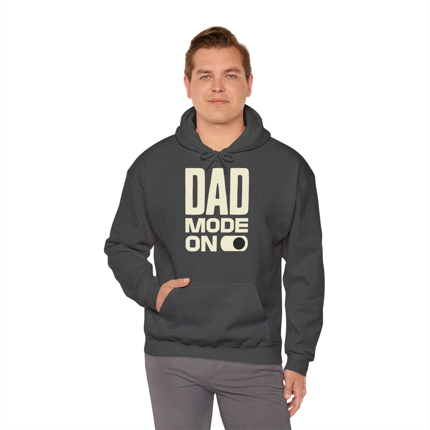 Unisex Heavy Blend™ Hooded Sweatshirt - Father's Day Tshirt - Dad Mode On_Hoodie