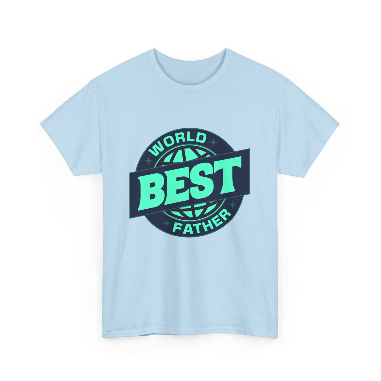 Unisex Heavy Cotton Tee -World Best Father_T_Shirt