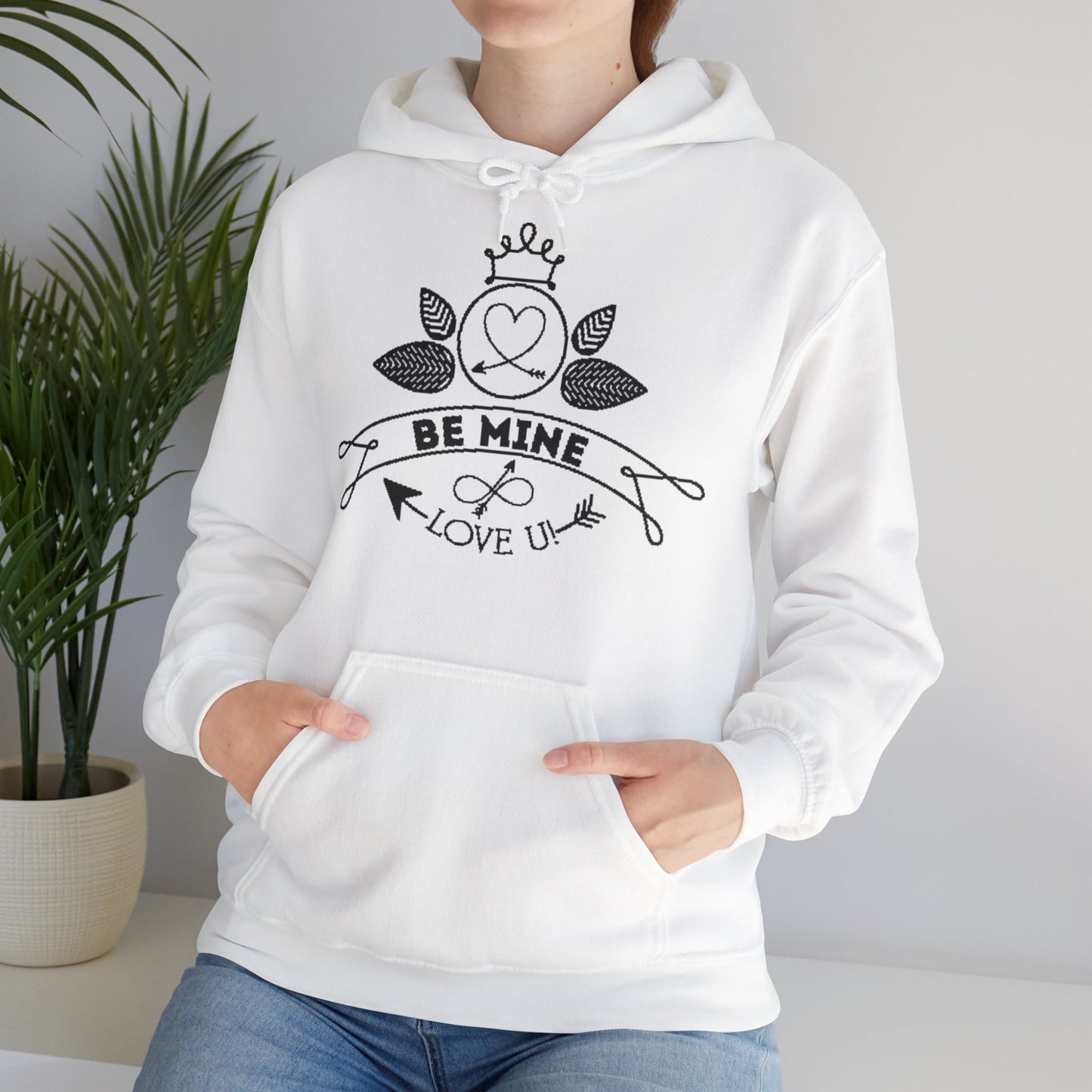 Unisex Heavy Blend™ Hooded Sweatshirt - Couples_Hoodies_Design_44_Front