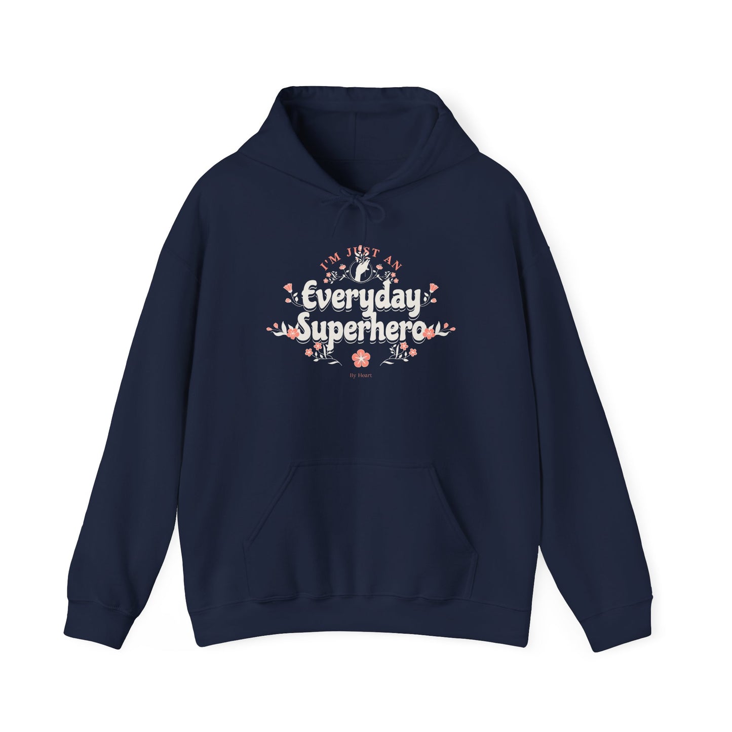 Unisex Heavy Blend™ Hooded Sweatshirt - Everyday Superhero - Simple Flowers_Hoodie