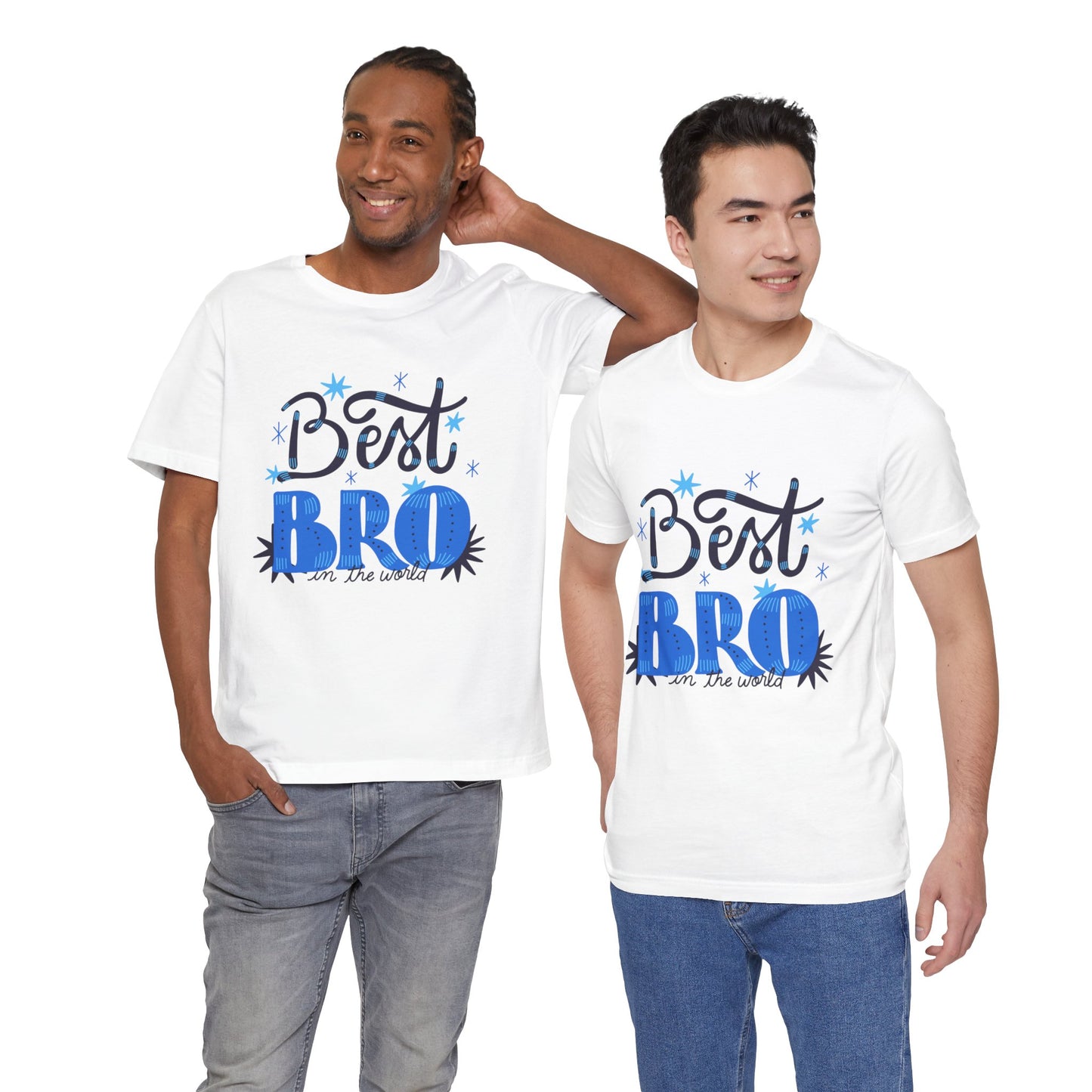 Best_Friends_Design_Brothers_3 - Unisex Jersey Short Sleeve Tee - Bella Canvas 3001