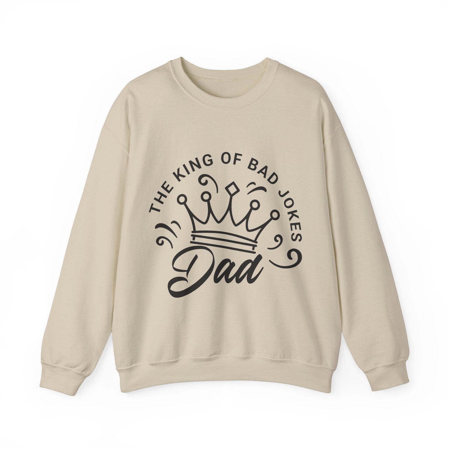 Unisex Heavy Blend™ Crewneck Sweatshirt - Dad_ King Jokes