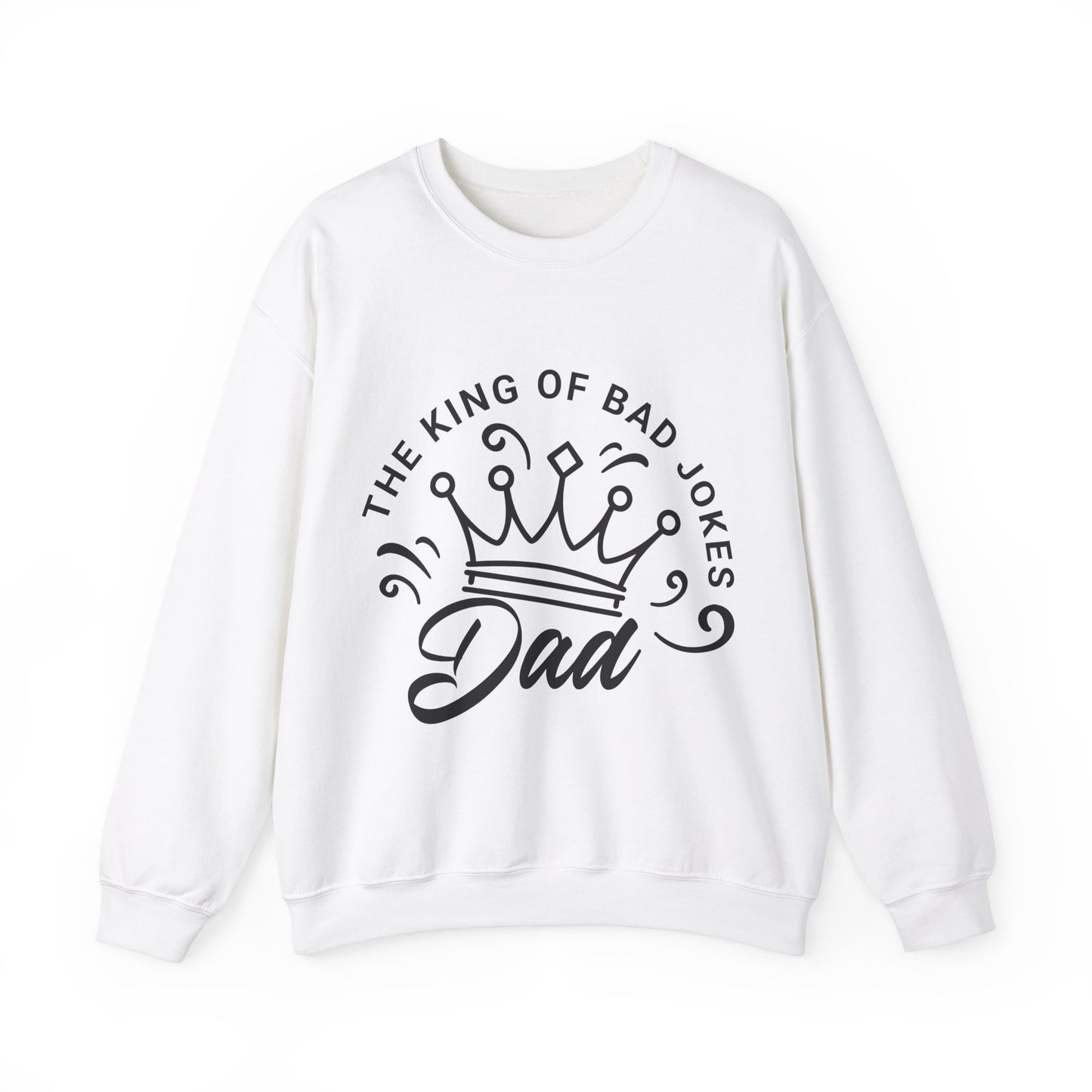 Unisex Heavy Blend™ Crewneck Sweatshirt - Dad_ King Jokes