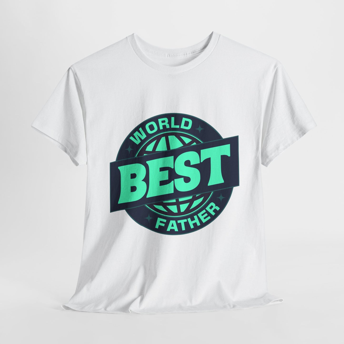 Unisex Heavy Cotton Tee -World Best Father_T_Shirt