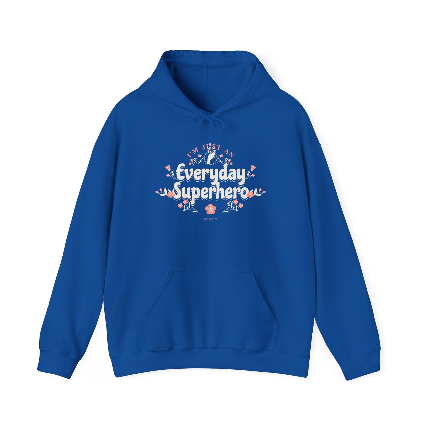 Unisex Heavy Blend™ Hooded Sweatshirt - Everyday Superhero - Simple Flowers_Hoodie