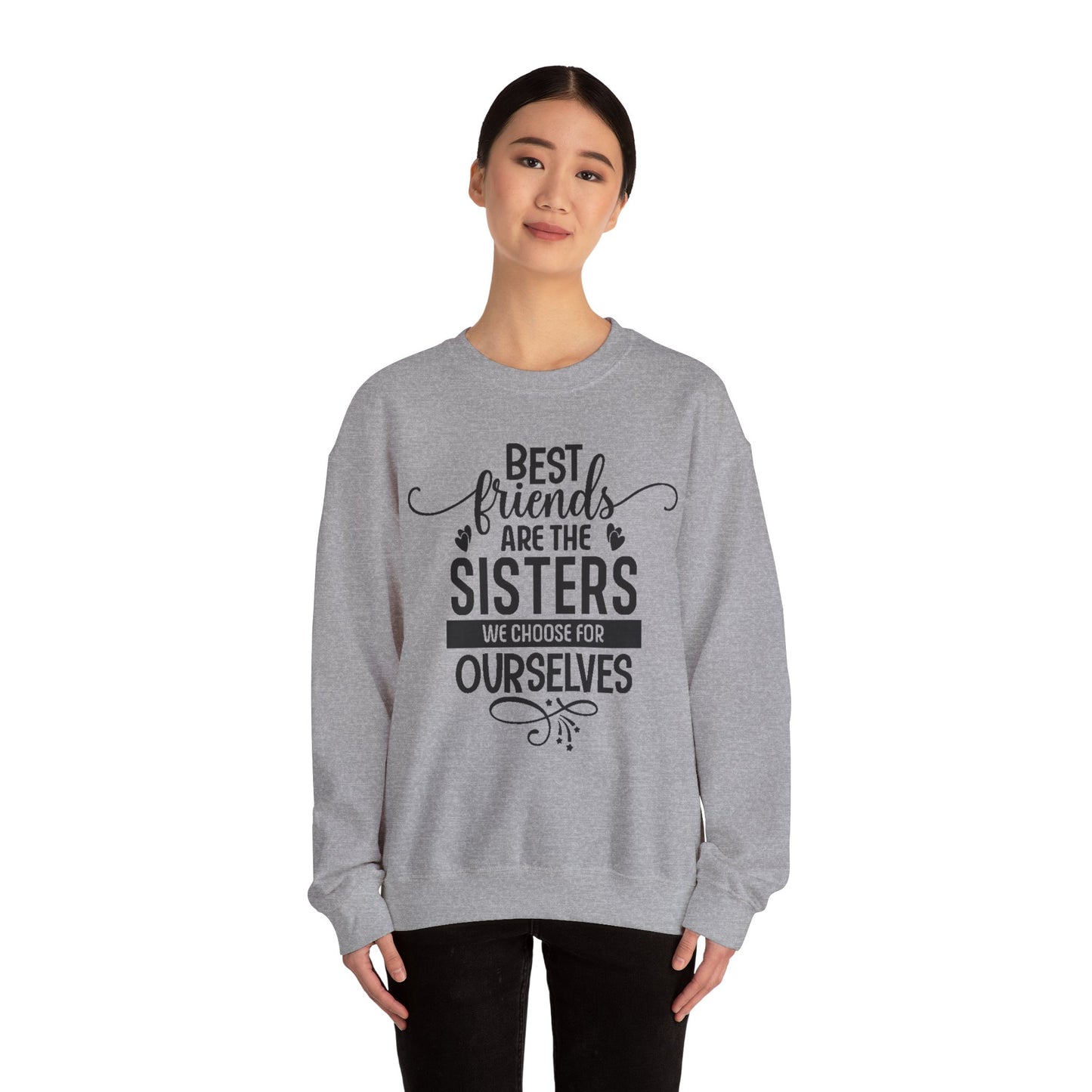 Unisex Heavy Blend™ Crewneck Sweatshirt - Best_Friends_Sisters_1