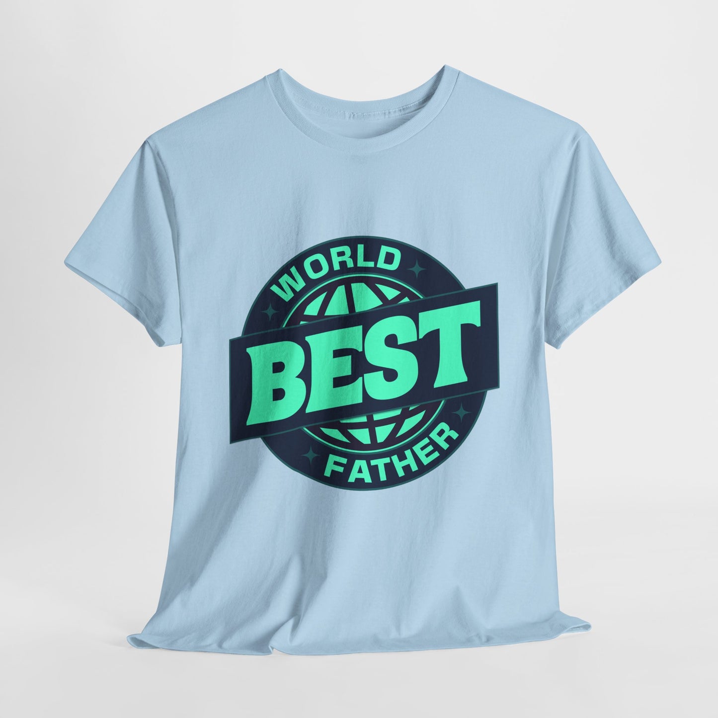 Unisex Heavy Cotton Tee -World Best Father_T_Shirt