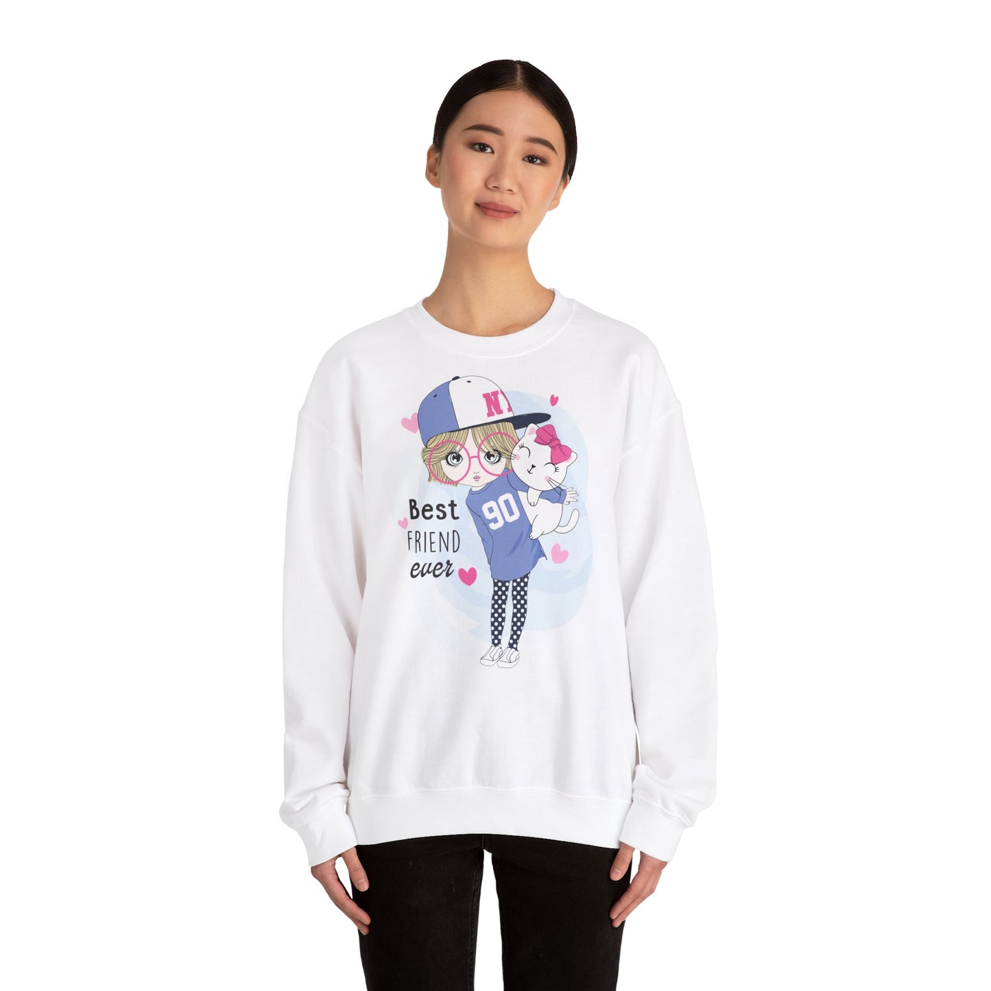 Unisex Heavy Blend™ Crewneck Sweatshirt - Best_Friends_Sisters_10