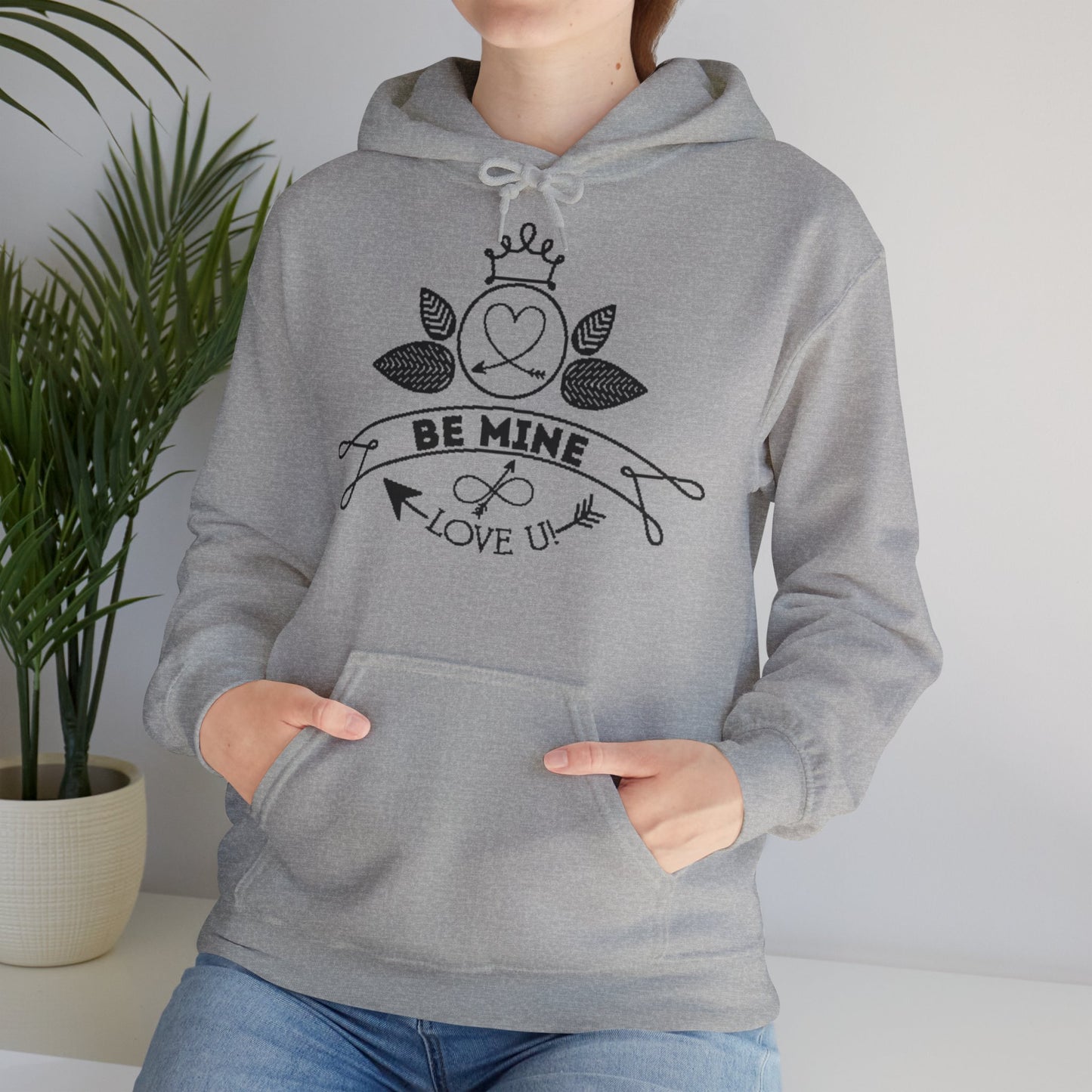 Unisex Heavy Blend™ Hooded Sweatshirt - Couples_Hoodies_Design_44_Front