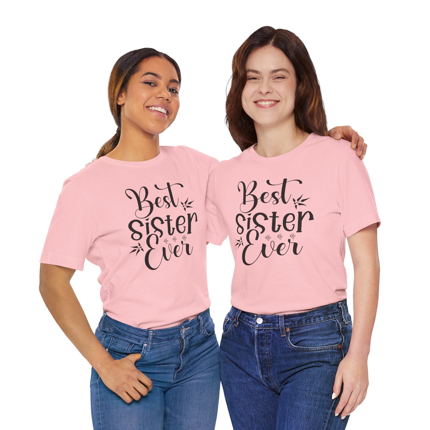 Best_Friends_Design_Sisters_1 - Unisex Jersey Short Sleeve Tee - Bella Canvas 3001