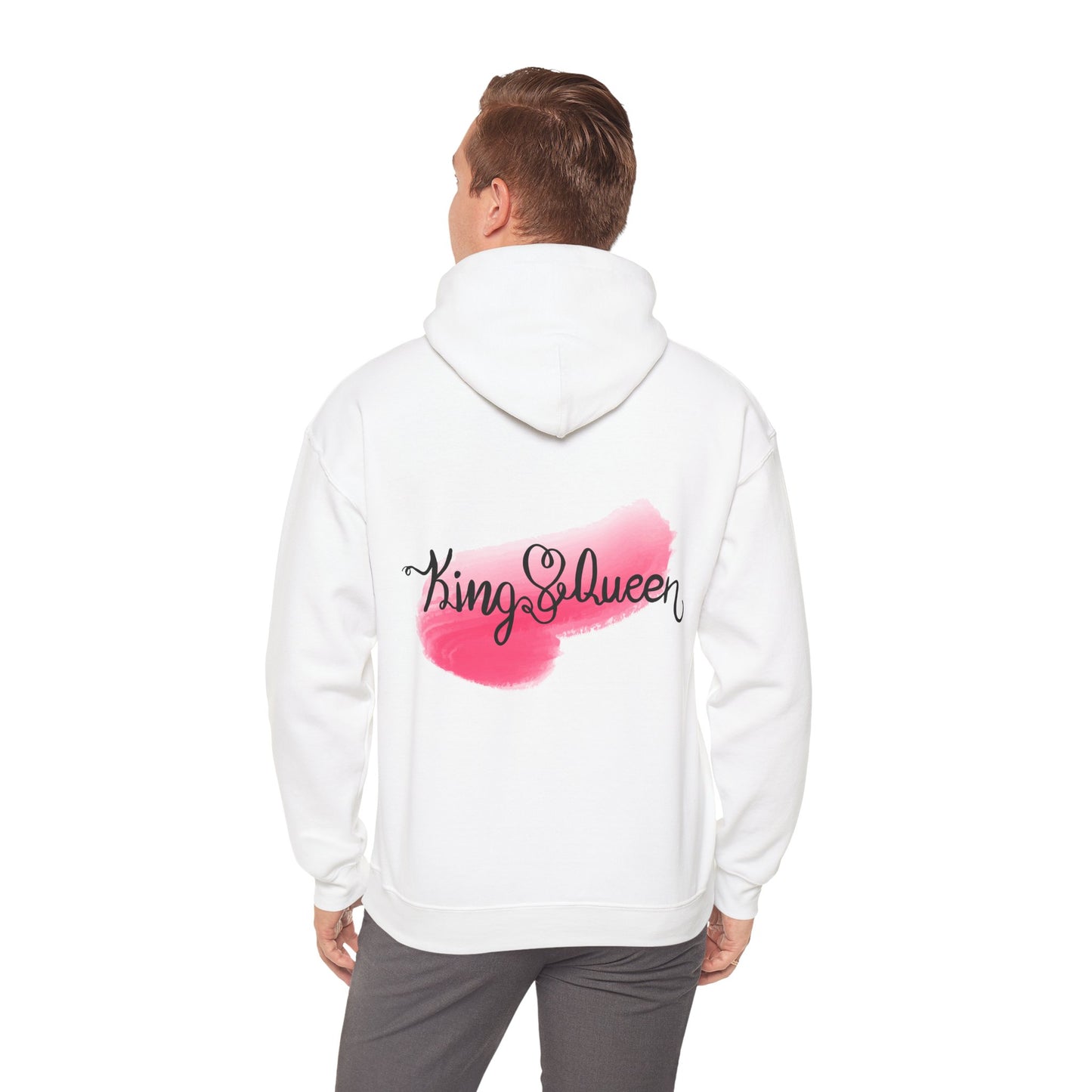 Unisex Heavy Blend™ Hooded Sweatshirt - Couples_Hoodies_Design_24_Back