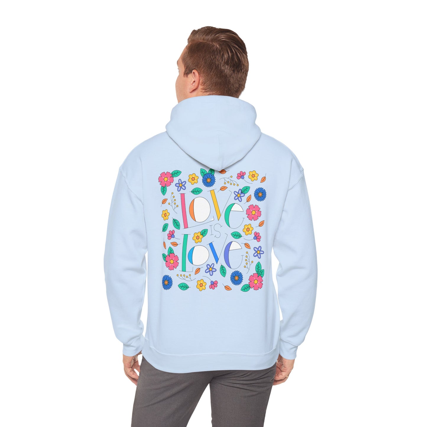 Unisex Heavy Blend™ Hooded Sweatshirt - Couples_Hoodies_Design_11_Back