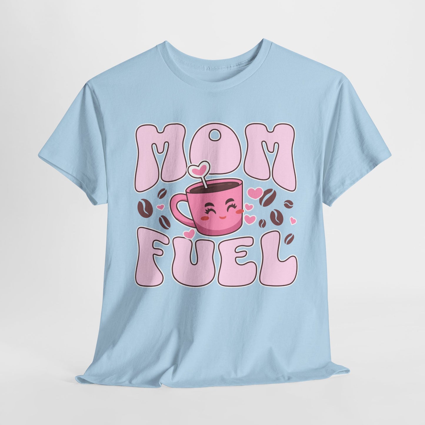 Unisex Heavy Cotton Tee - Coffee Mom_T_Shirt