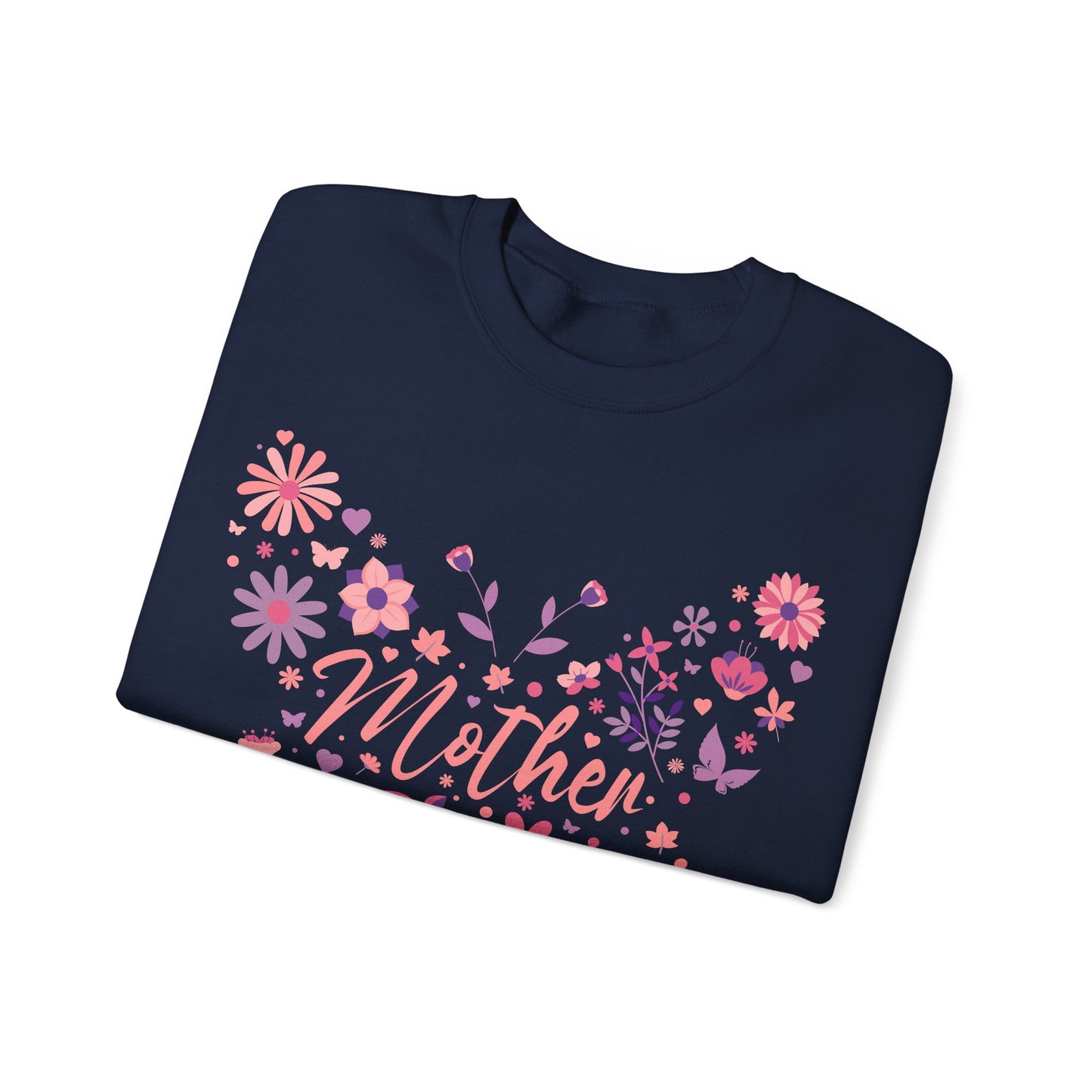 Unisex Heavy Blend™ Crewneck Sweatshirt - Awesome Mom - Butterfly Mother