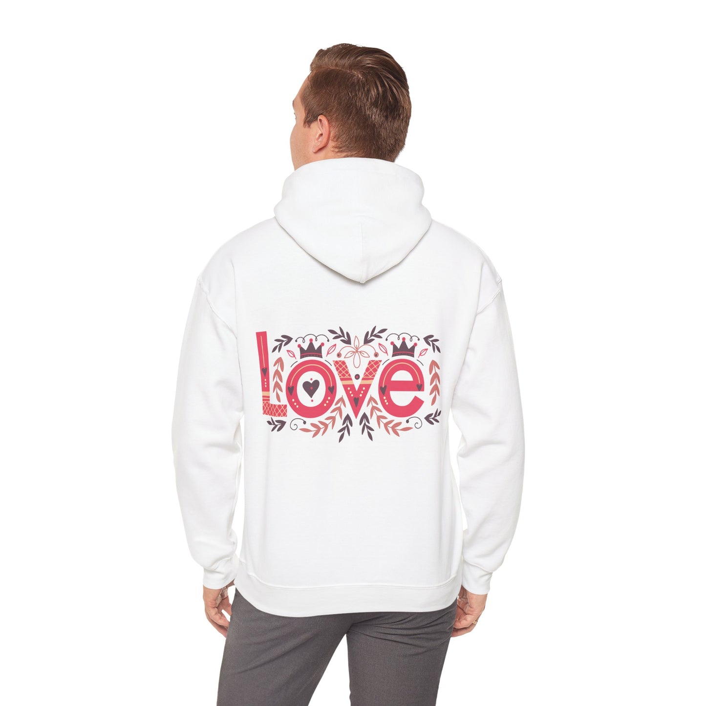 Unisex Heavy Blend™ Hooded Sweatshirt - Couples_Hoodies_Design_25_Back