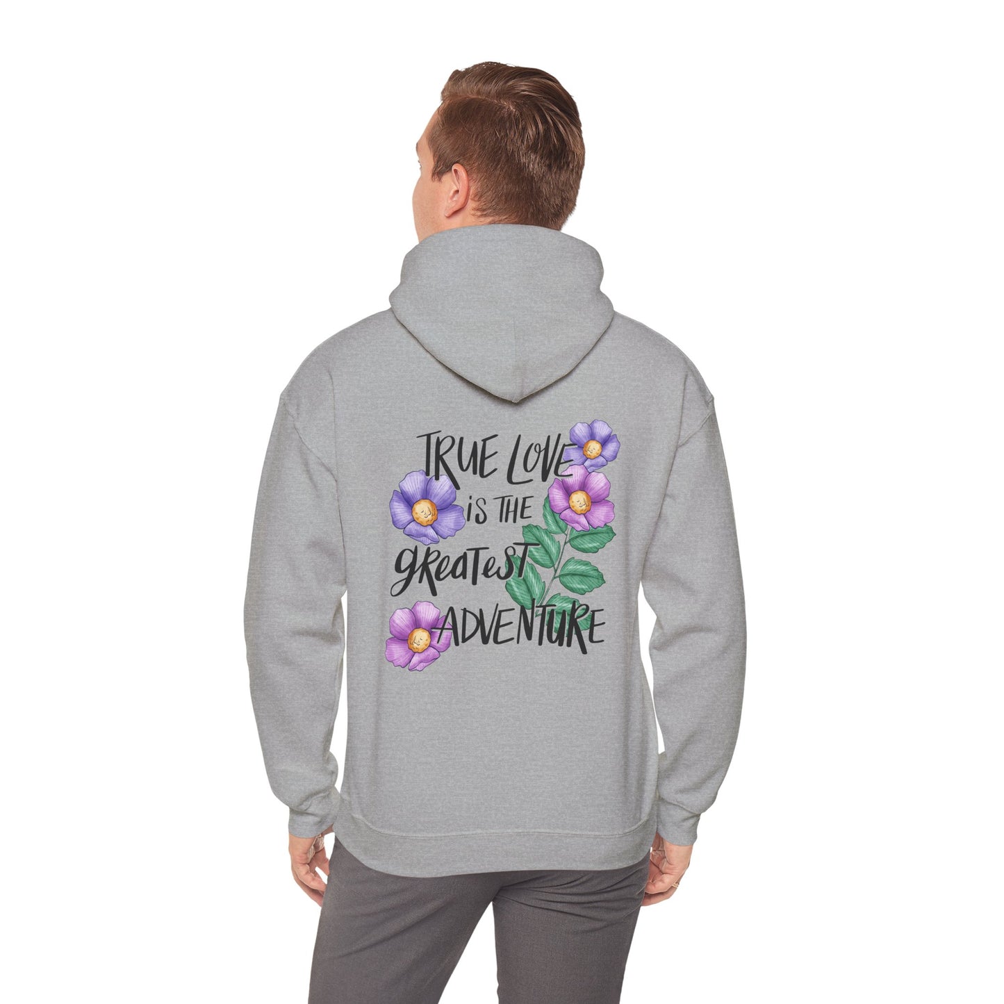 Unisex Heavy Blend™ Hooded Sweatshirt - Couples_Hoodies_Design_8_Back