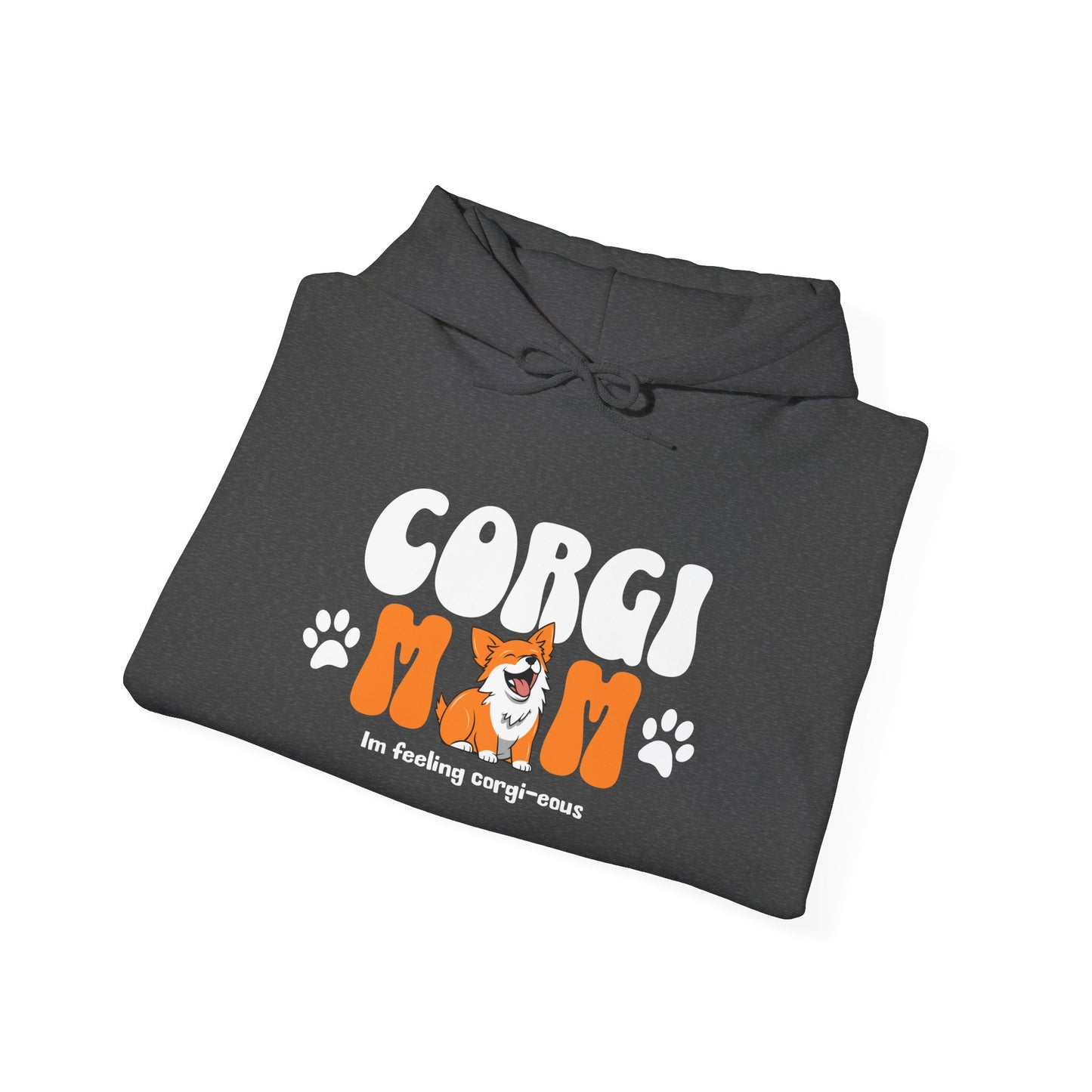 Unisex Heavy Blend™ Hooded Sweatshirt - Corgi Mom_Hoodie