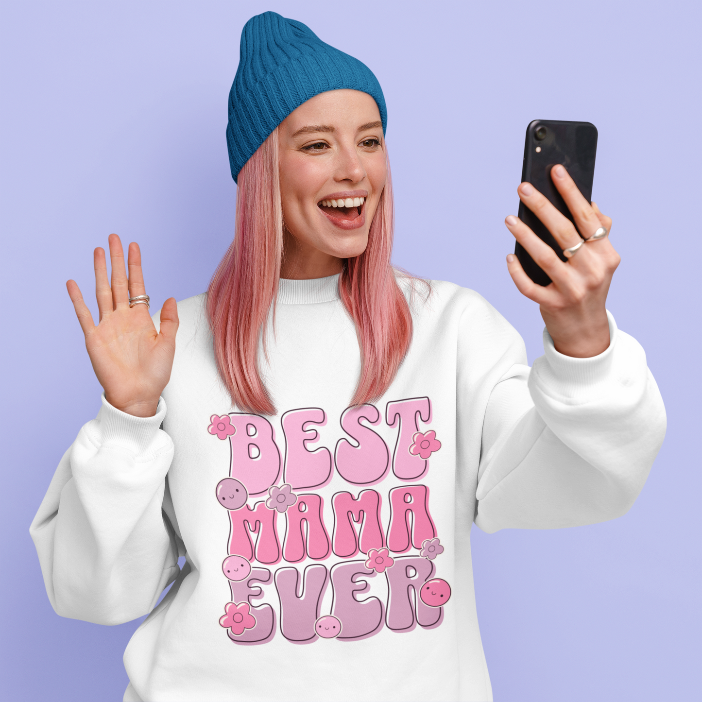 Unisex Heavy Blend™ Crewneck Sweatshirt - Best Mama Ever Mother's Day