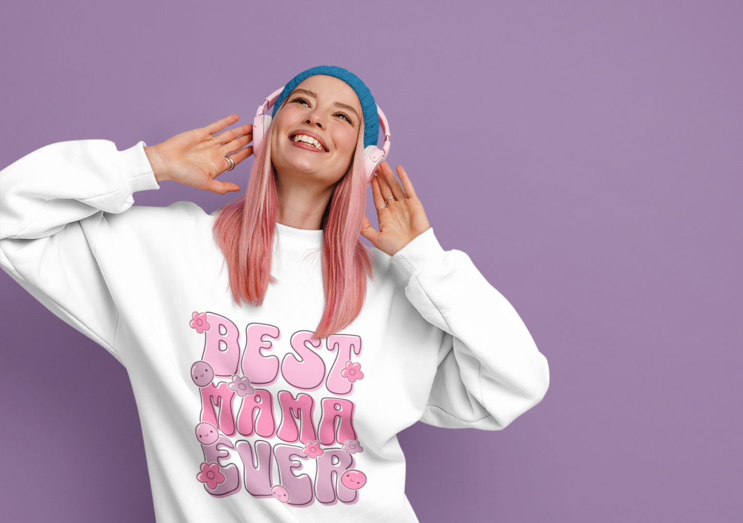 Unisex Heavy Blend™ Crewneck Sweatshirt - Best Mama Ever Mother's Day