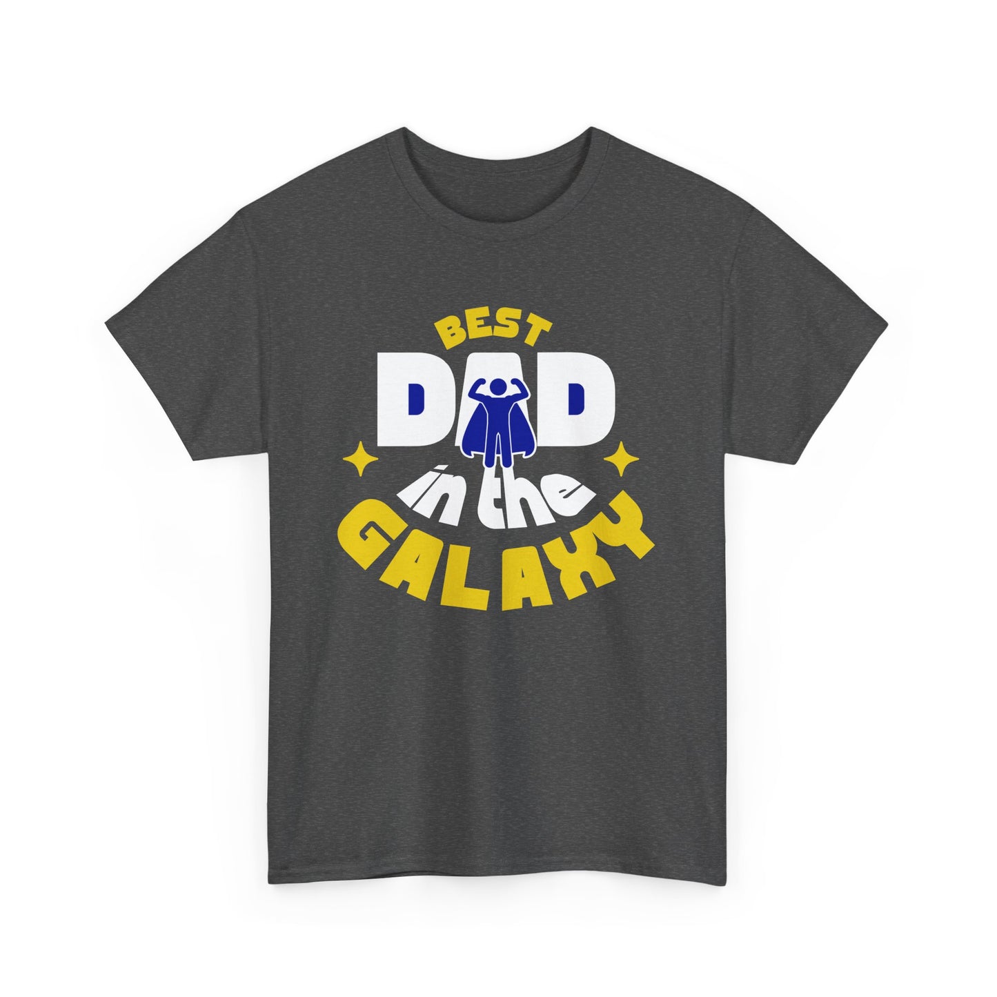 Unisex Heavy Cotton Tee - Best Dad in the Galaxy_T_Shirt